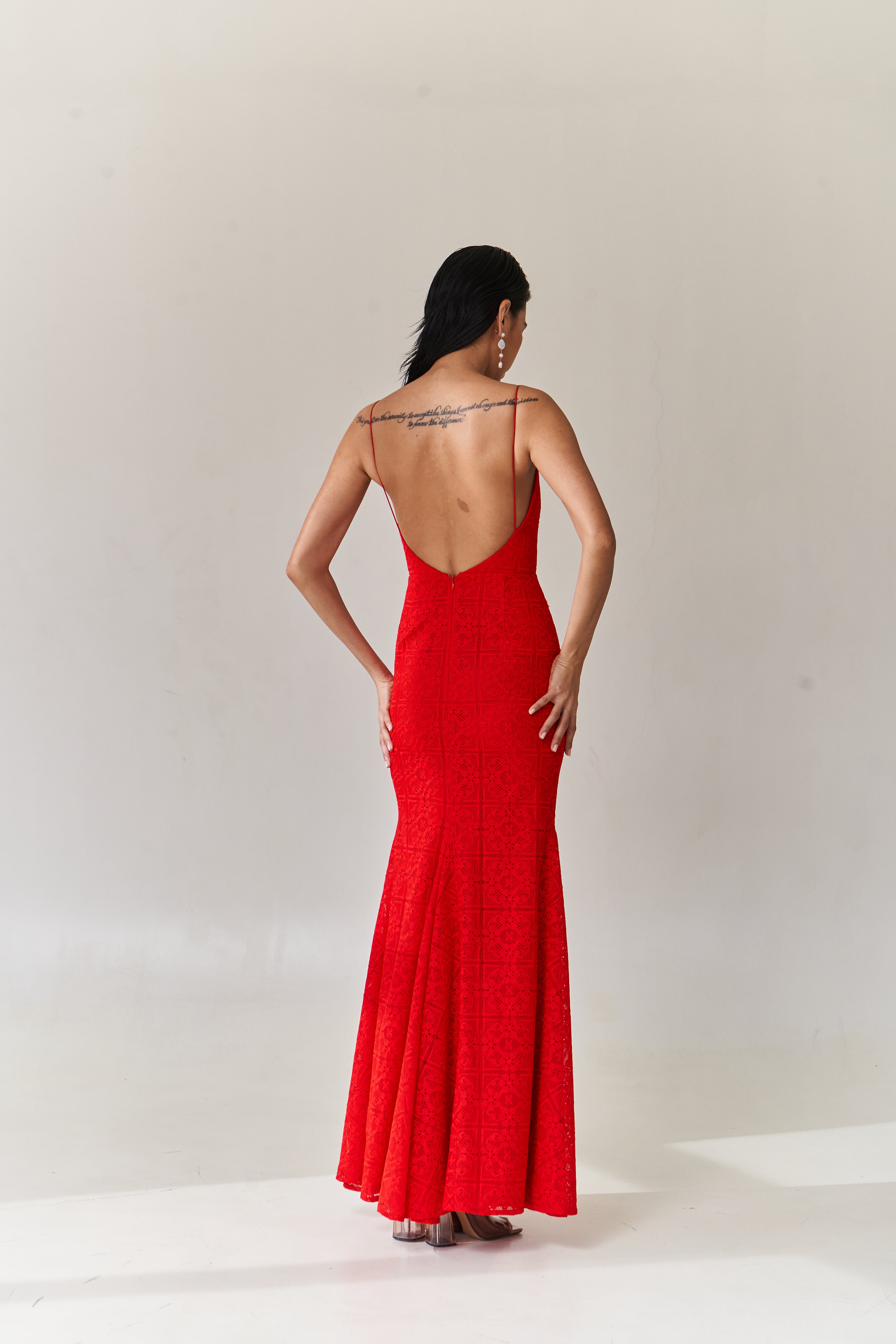 Red Lace Dress
