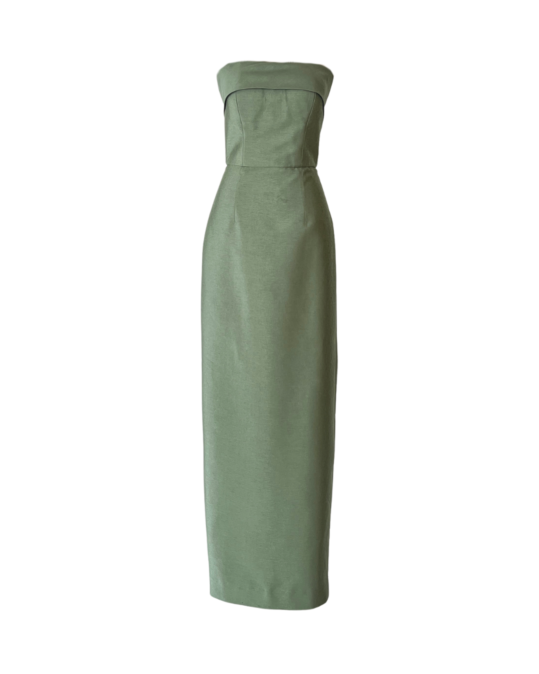 army green tube dress Sage with Bolero – VESTIDO Prom dress