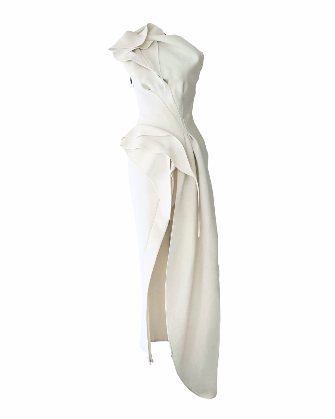 White Off Shoulder Top and Skirt Set