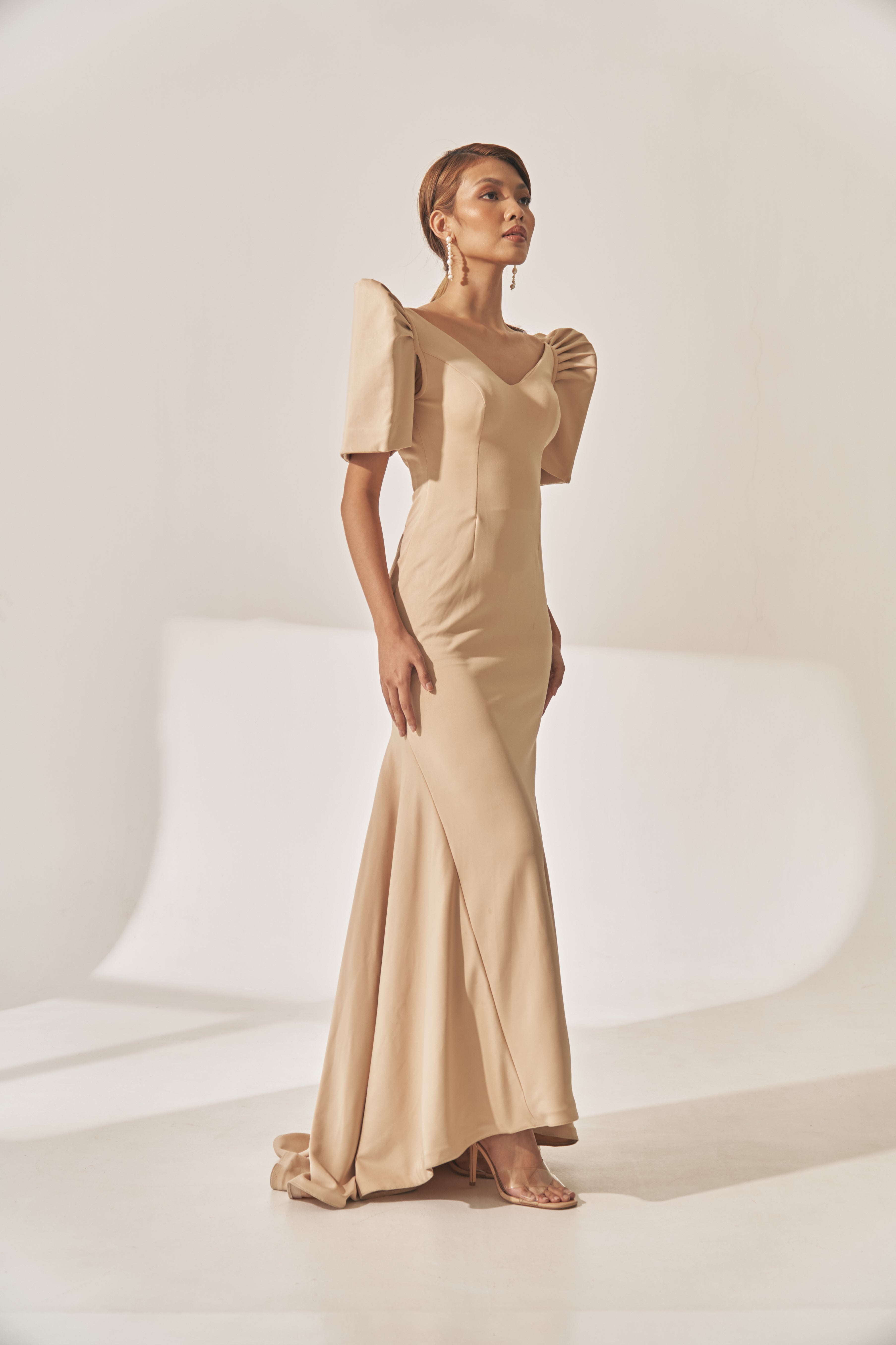 Beige Filipiniana