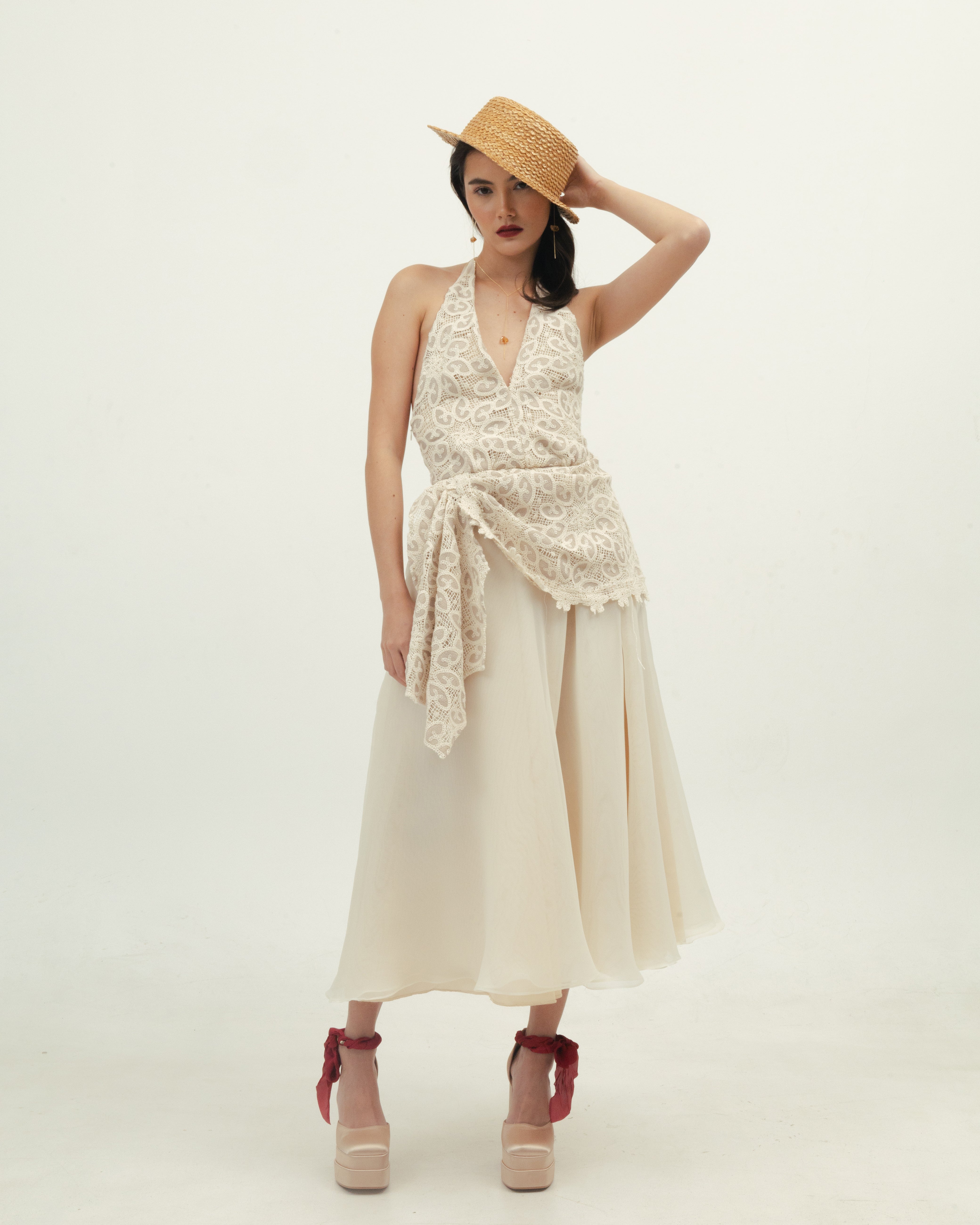 Paulina Dress in Cream