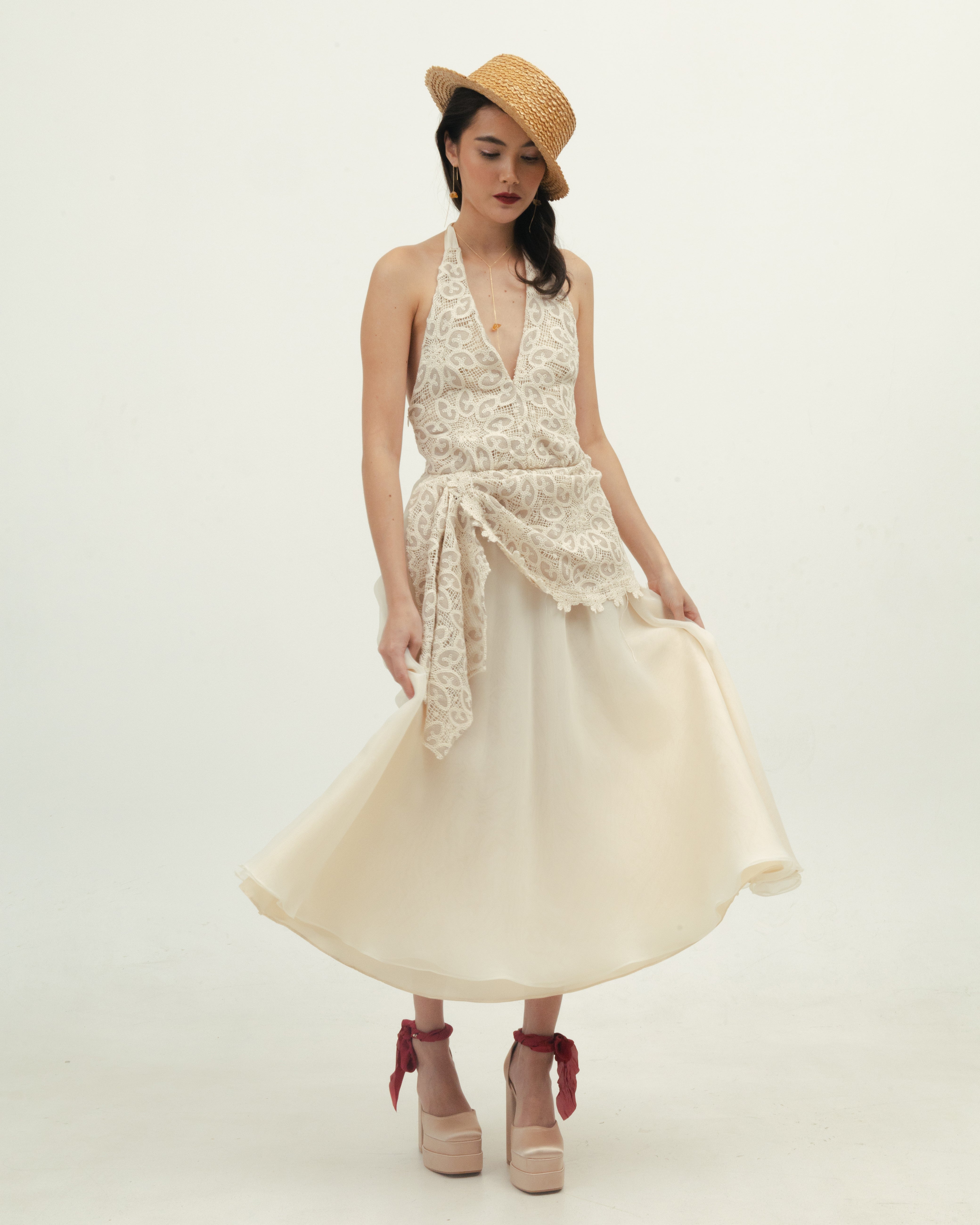 Paulina Dress in Cream