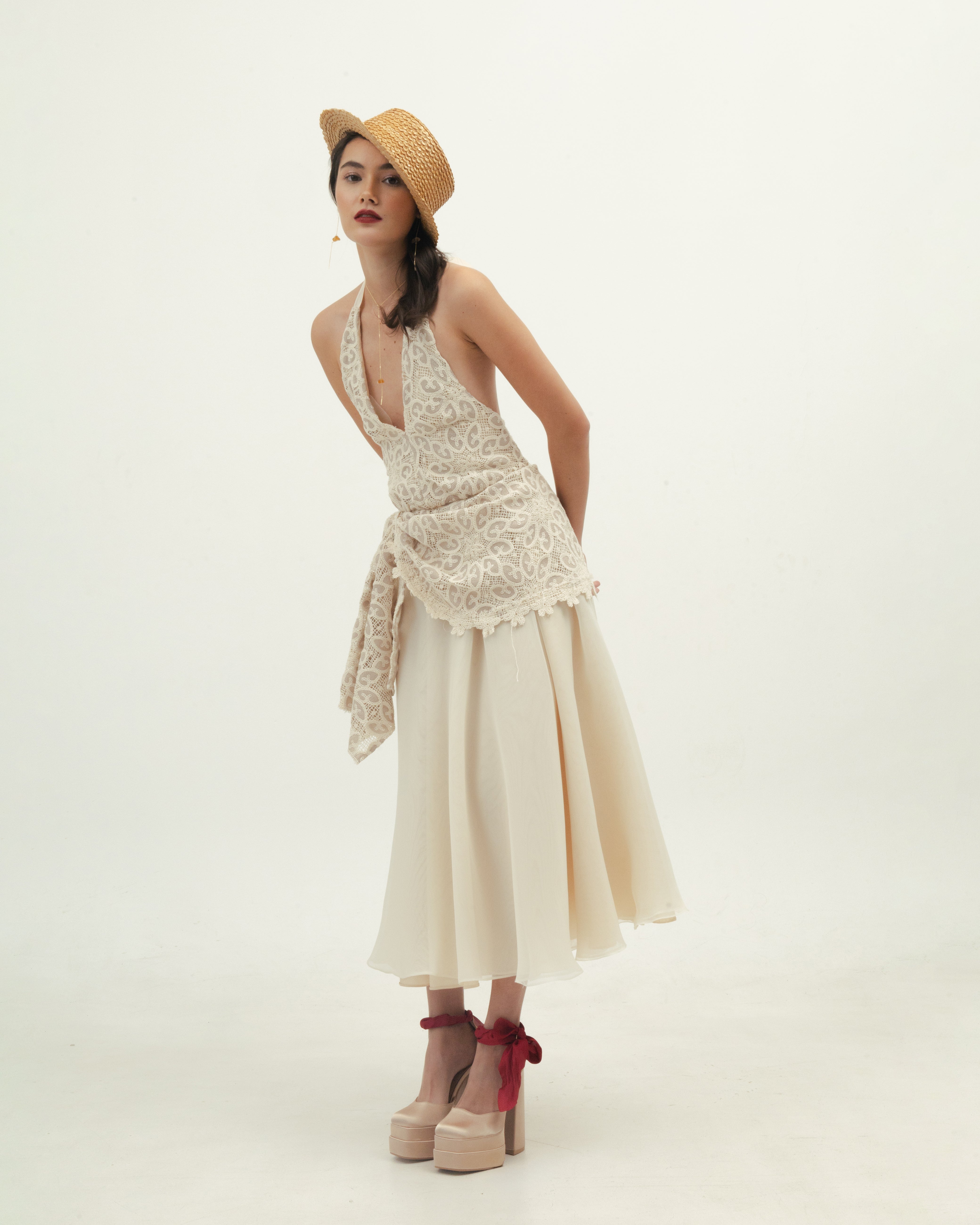 Paulina Dress in Cream