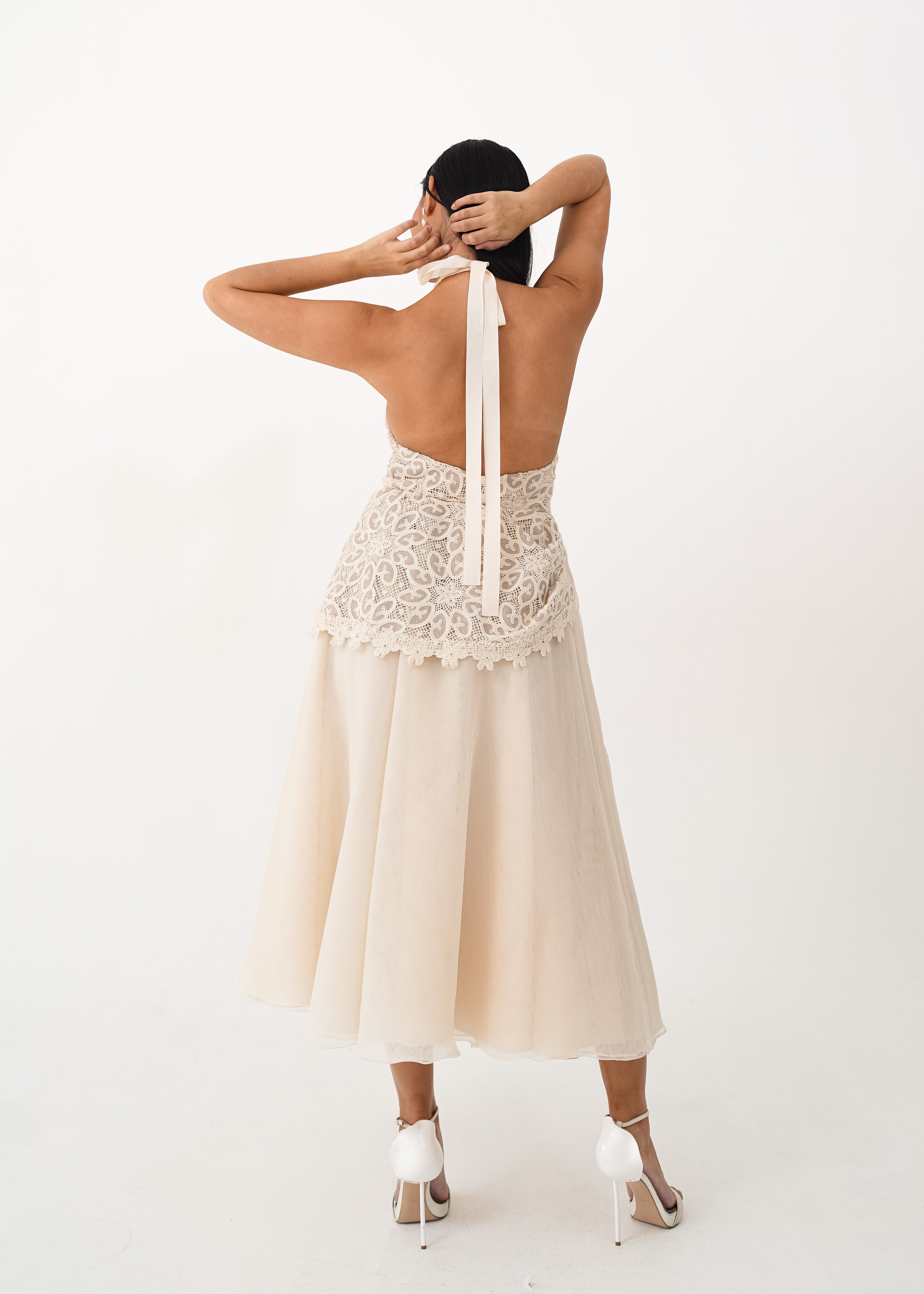 Paulina Dress in Cream