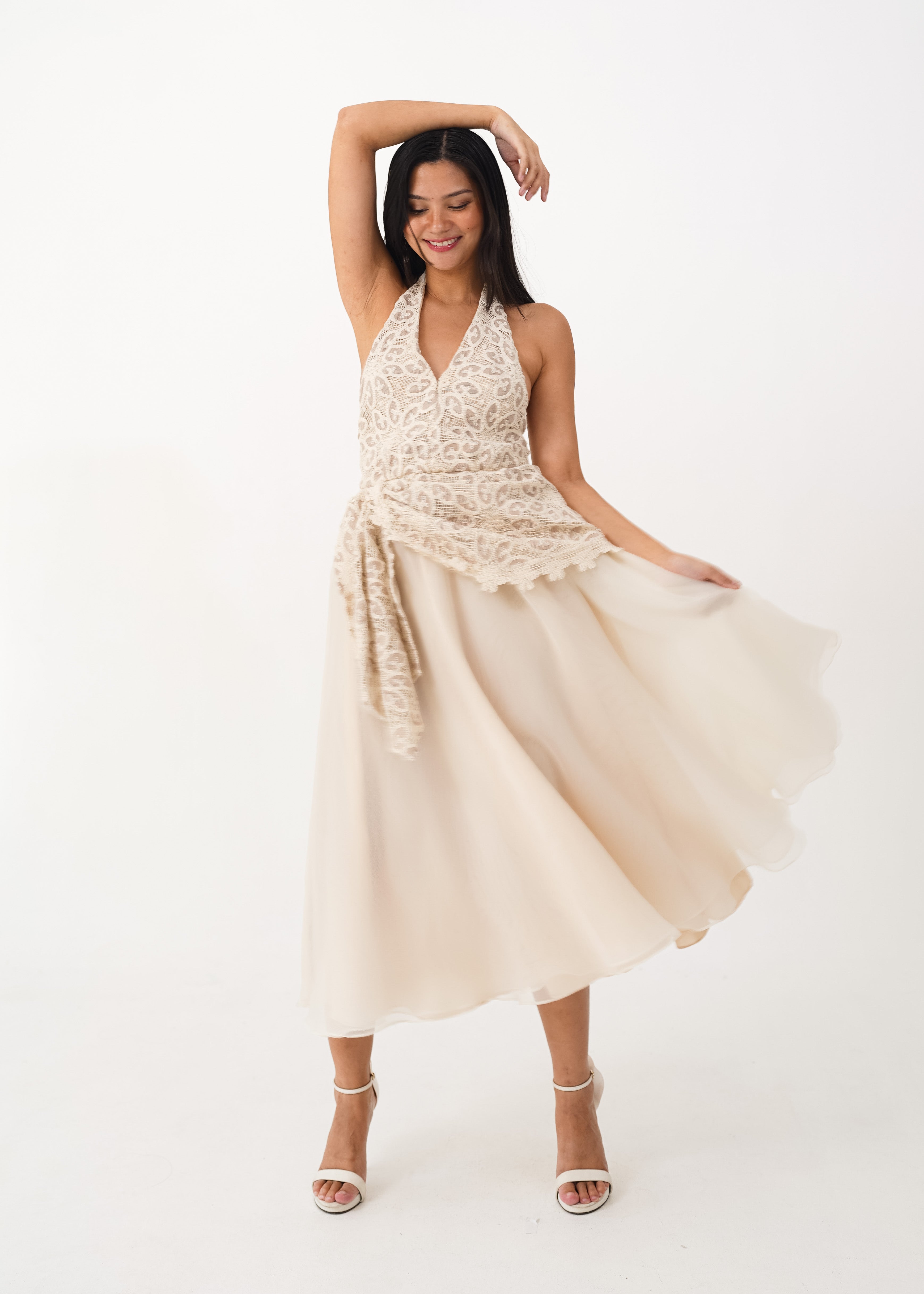 Paulina Dress in Cream