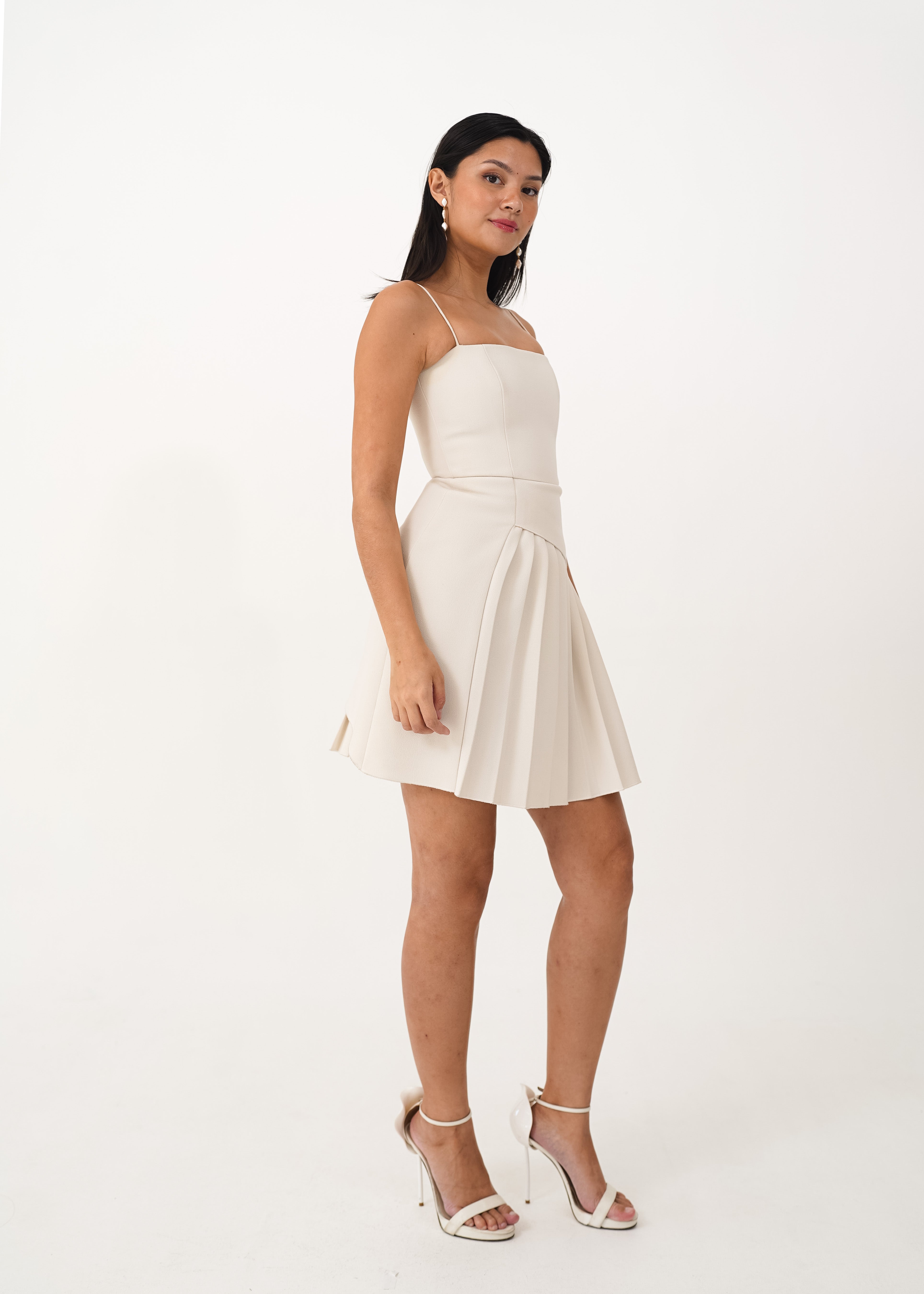 Coil Pleat Dress