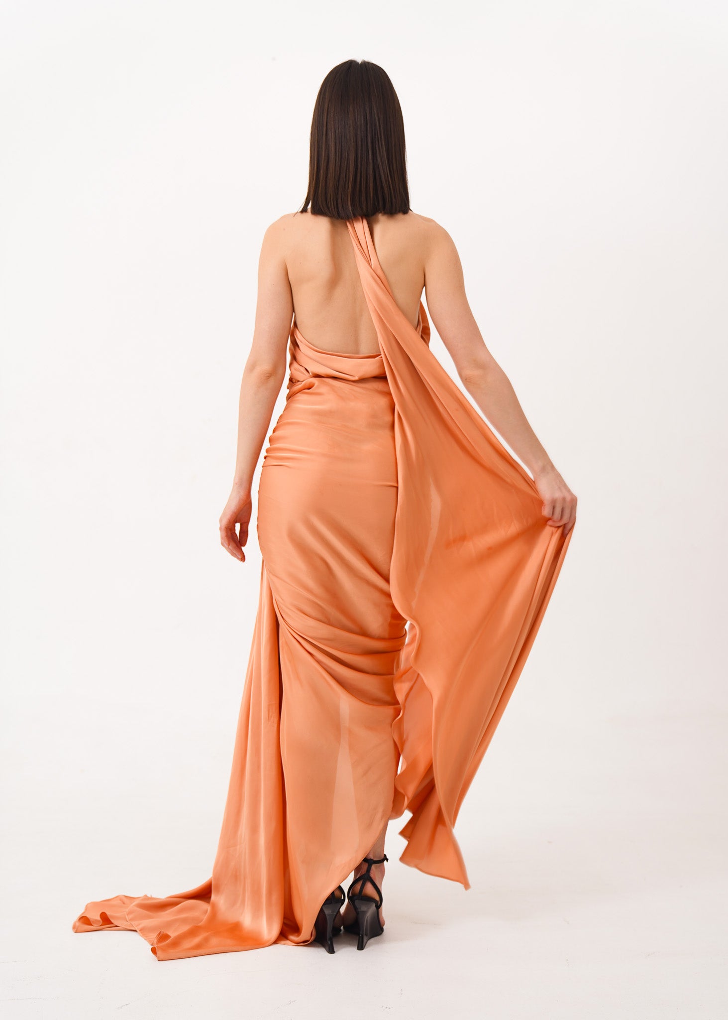 Tangerine Silk Set