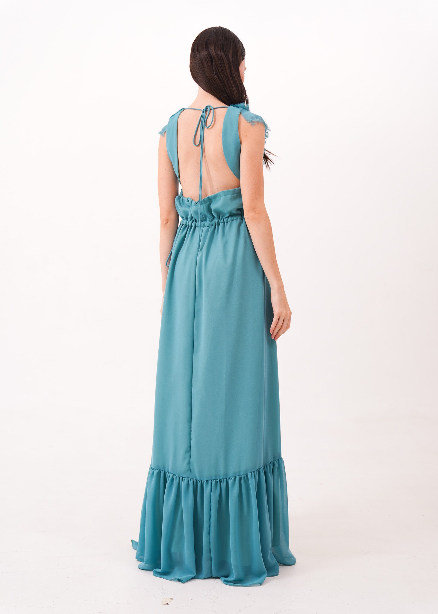 Seafoam Ruffle Dress