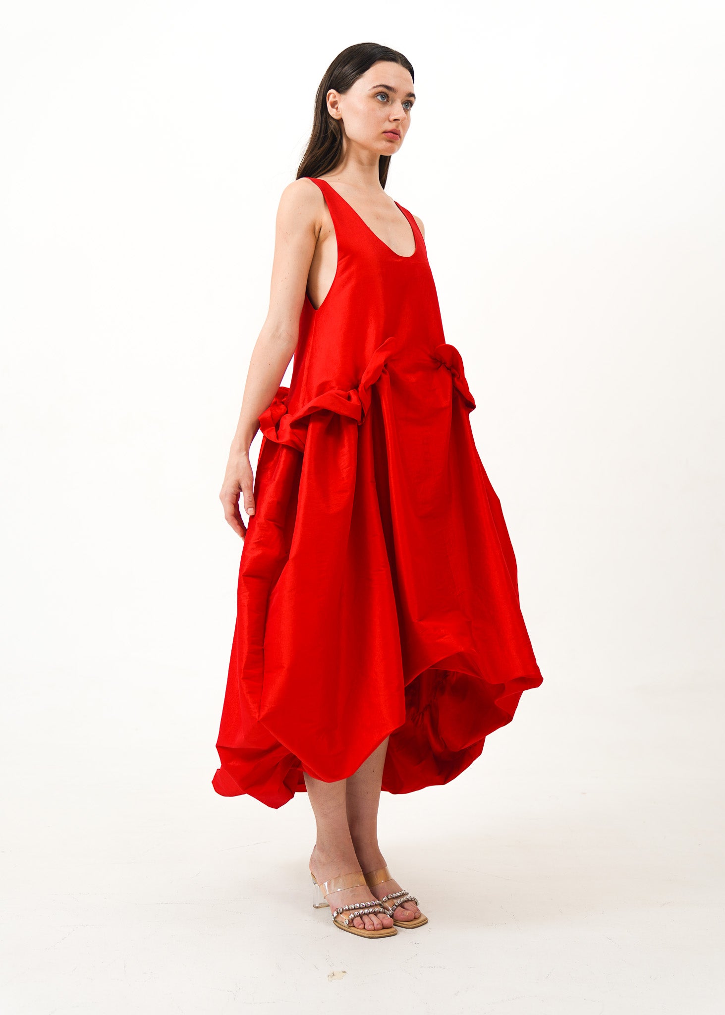 Red Ramya Maxi Dress