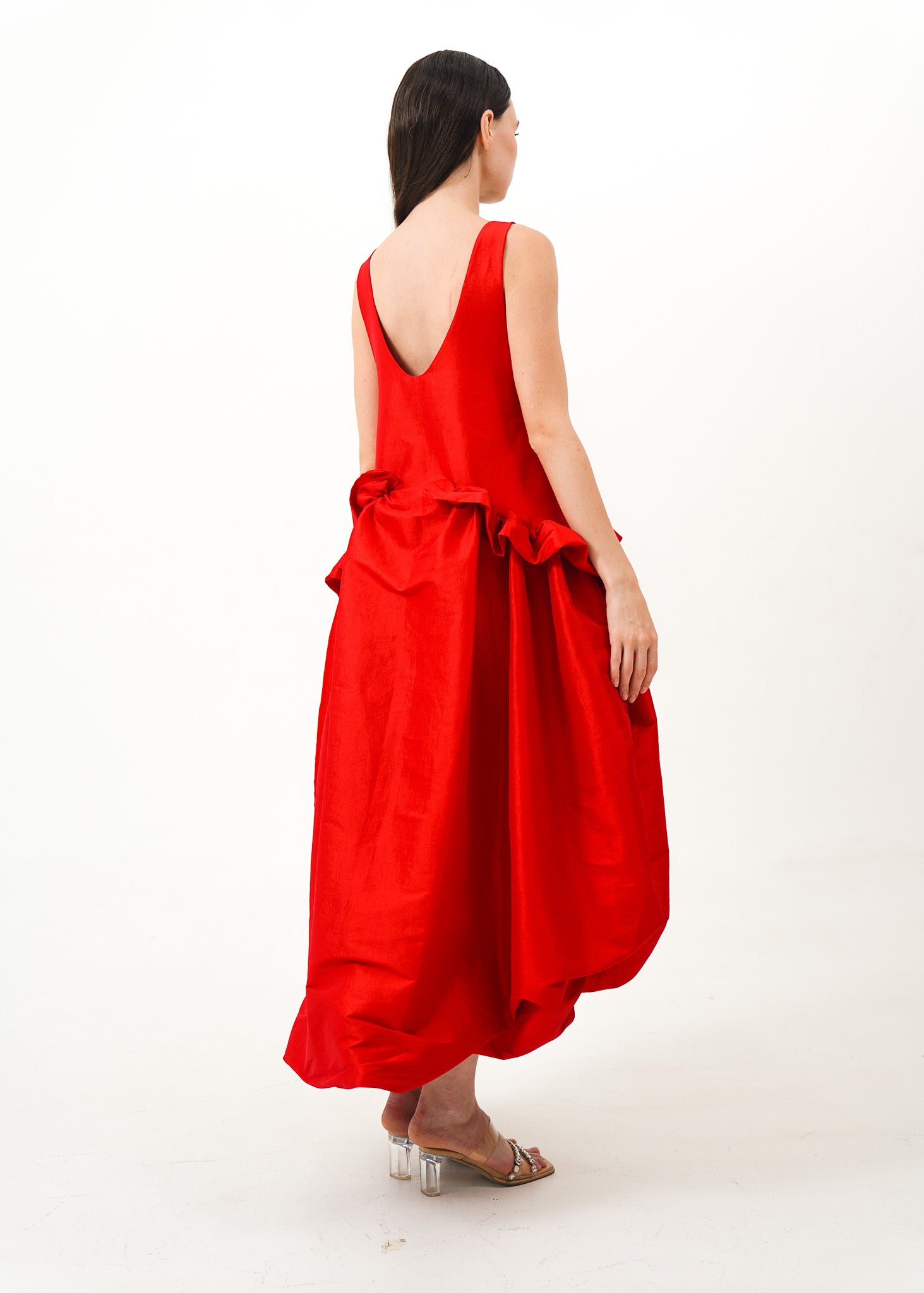 Red Ramya Maxi Dress