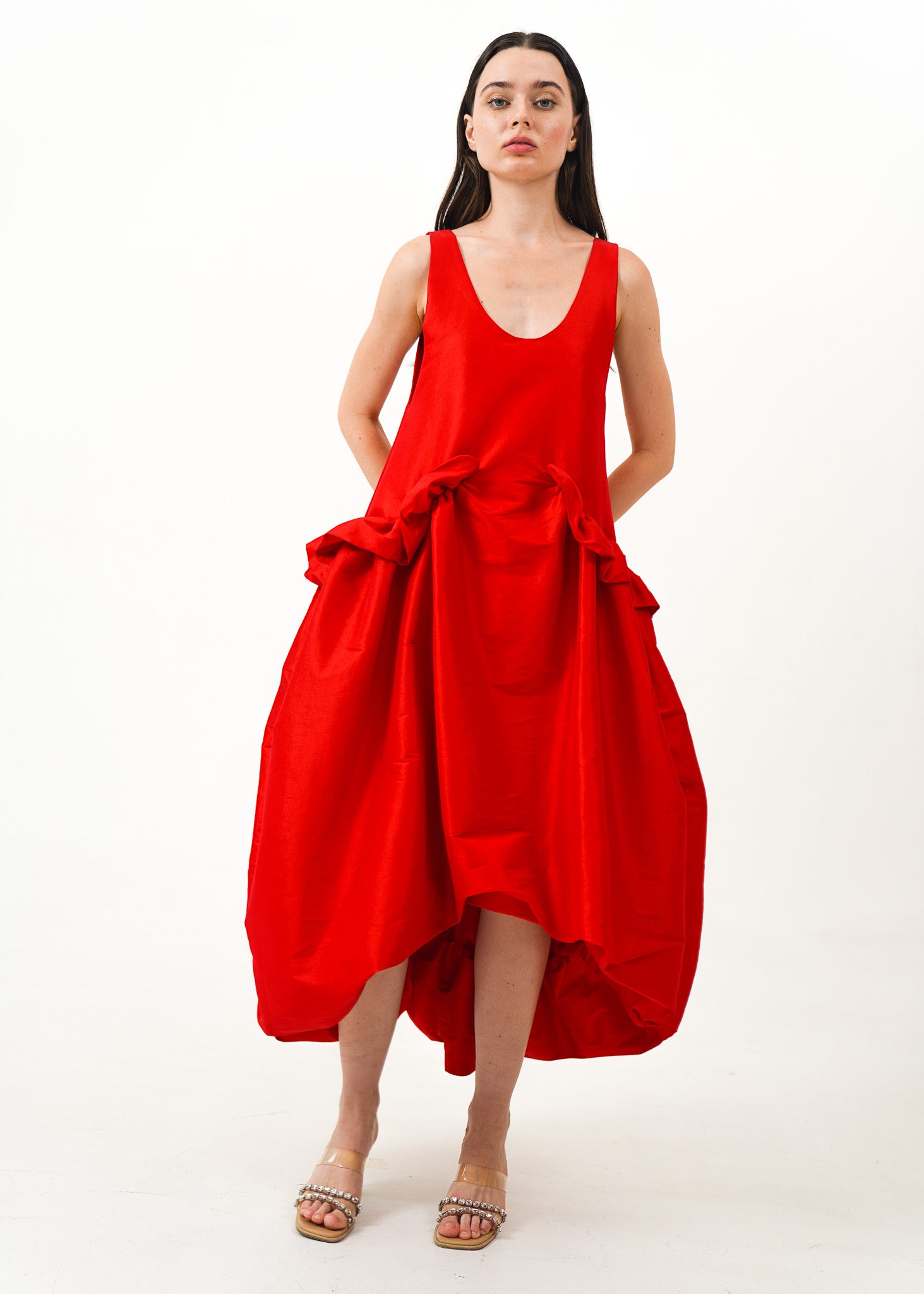 Red Ramya Maxi Dress