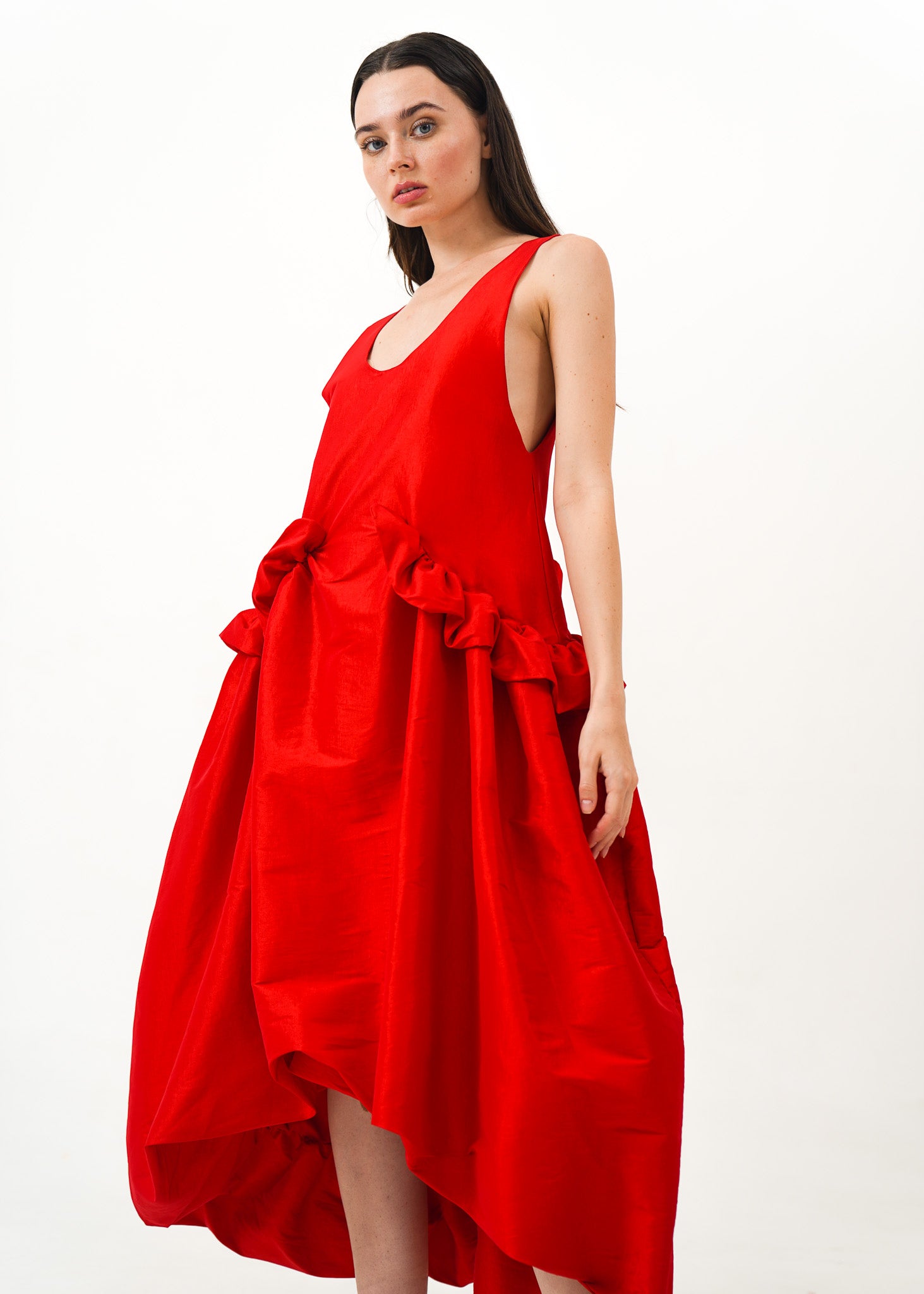 Red Ramya Maxi Dress