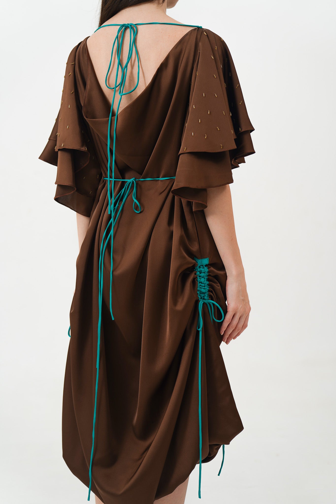 Brown Midi Dress