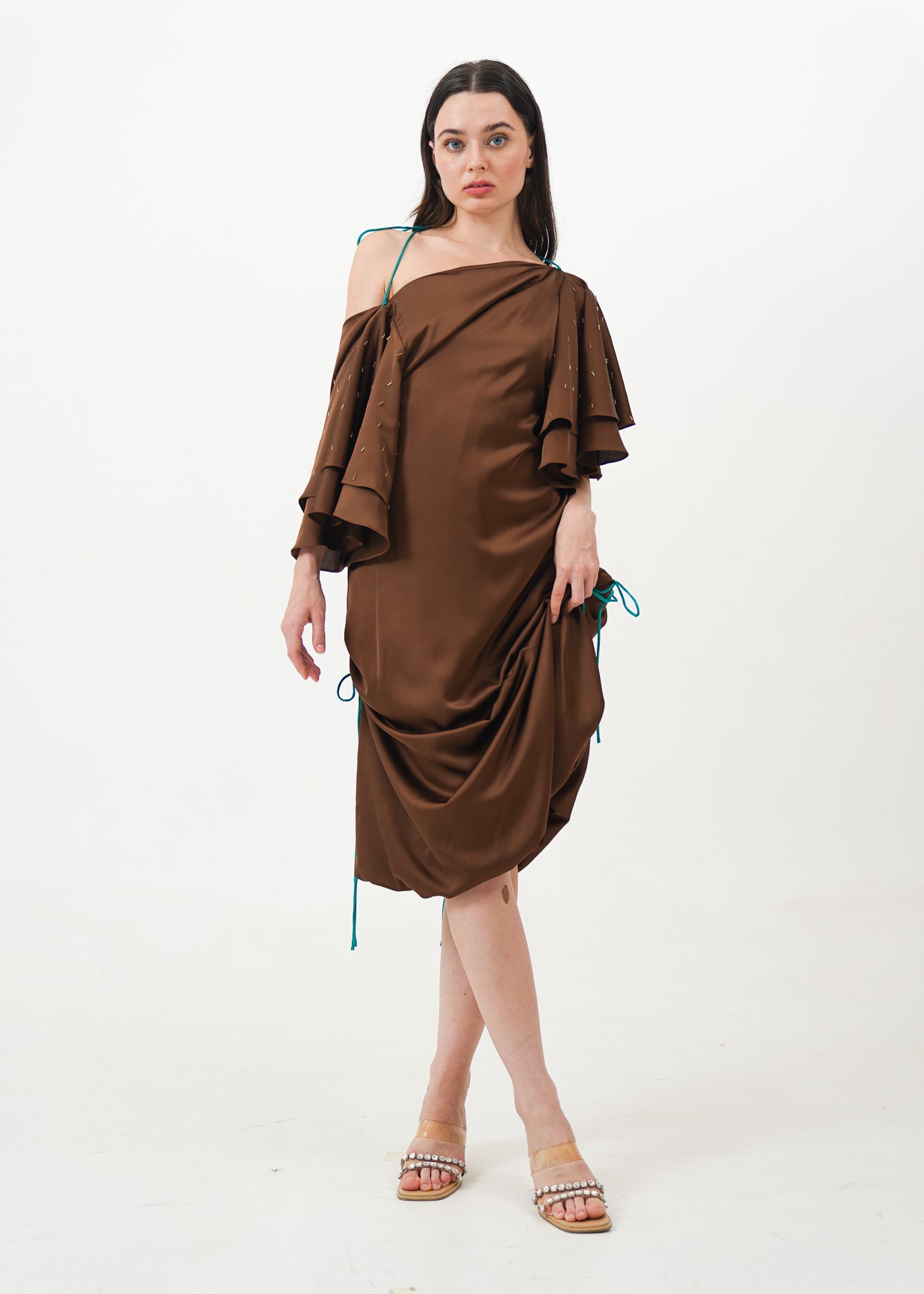 Brown Midi Dress