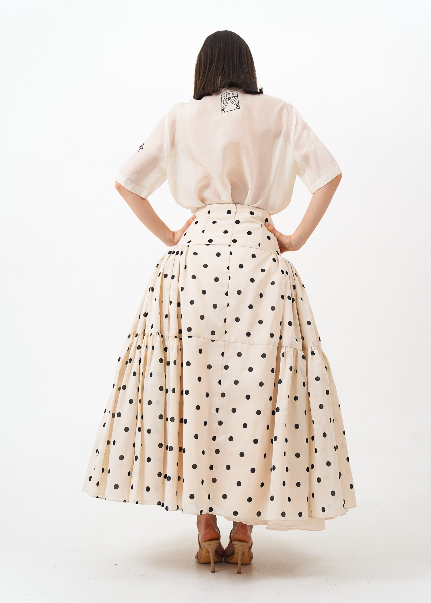 Polka Dot Tabi Skirt