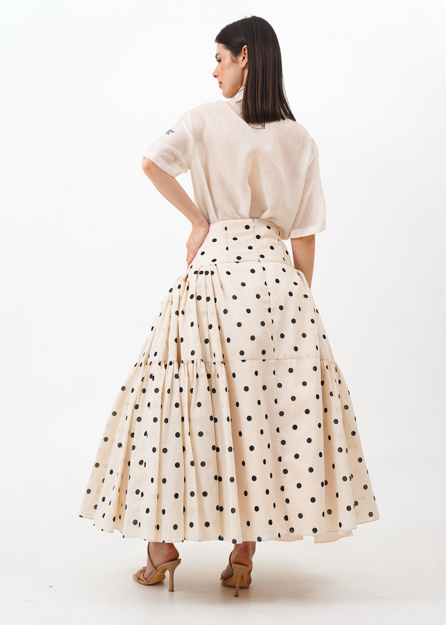 Polka Dot Tabi Skirt