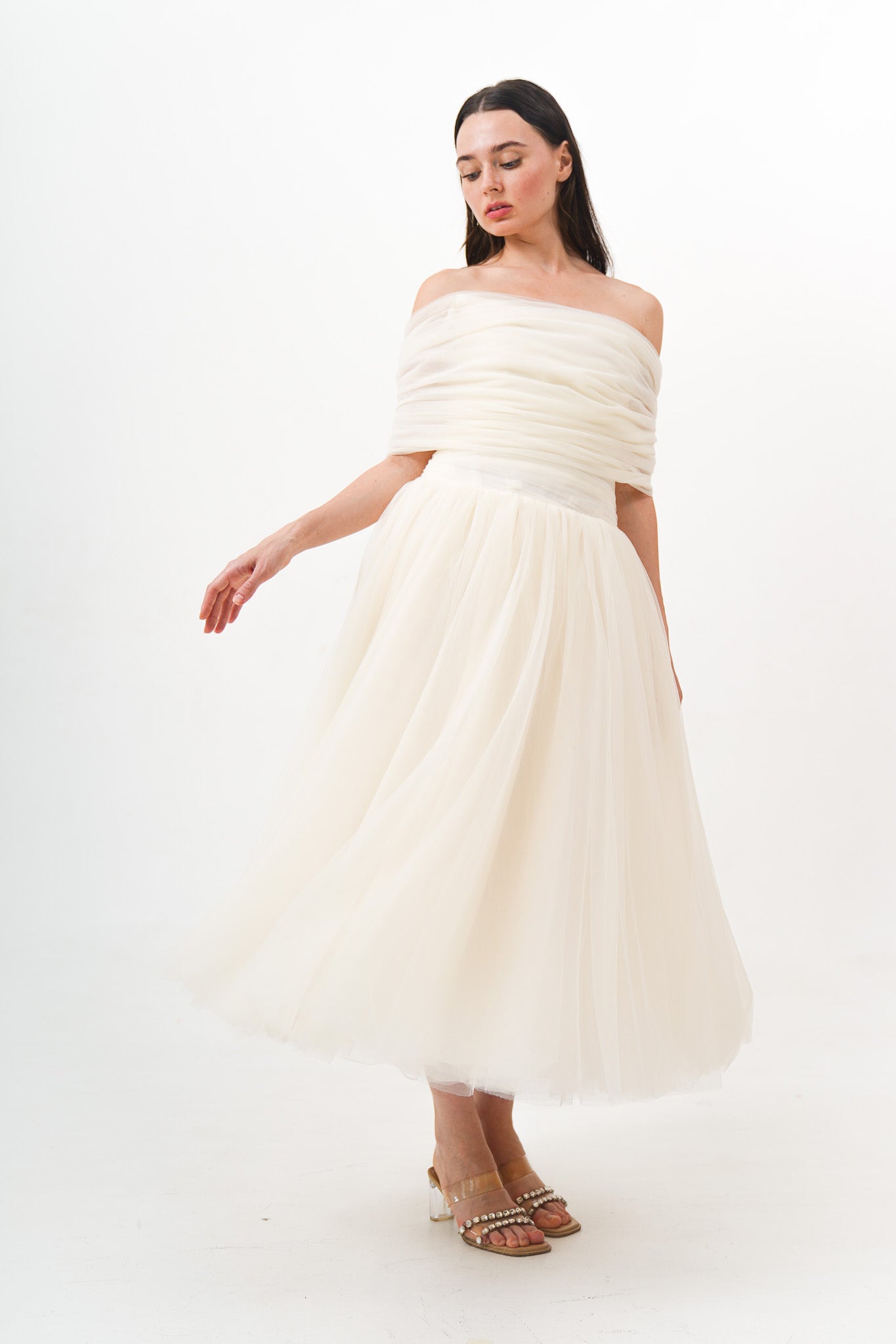 Cream Agatha Dress