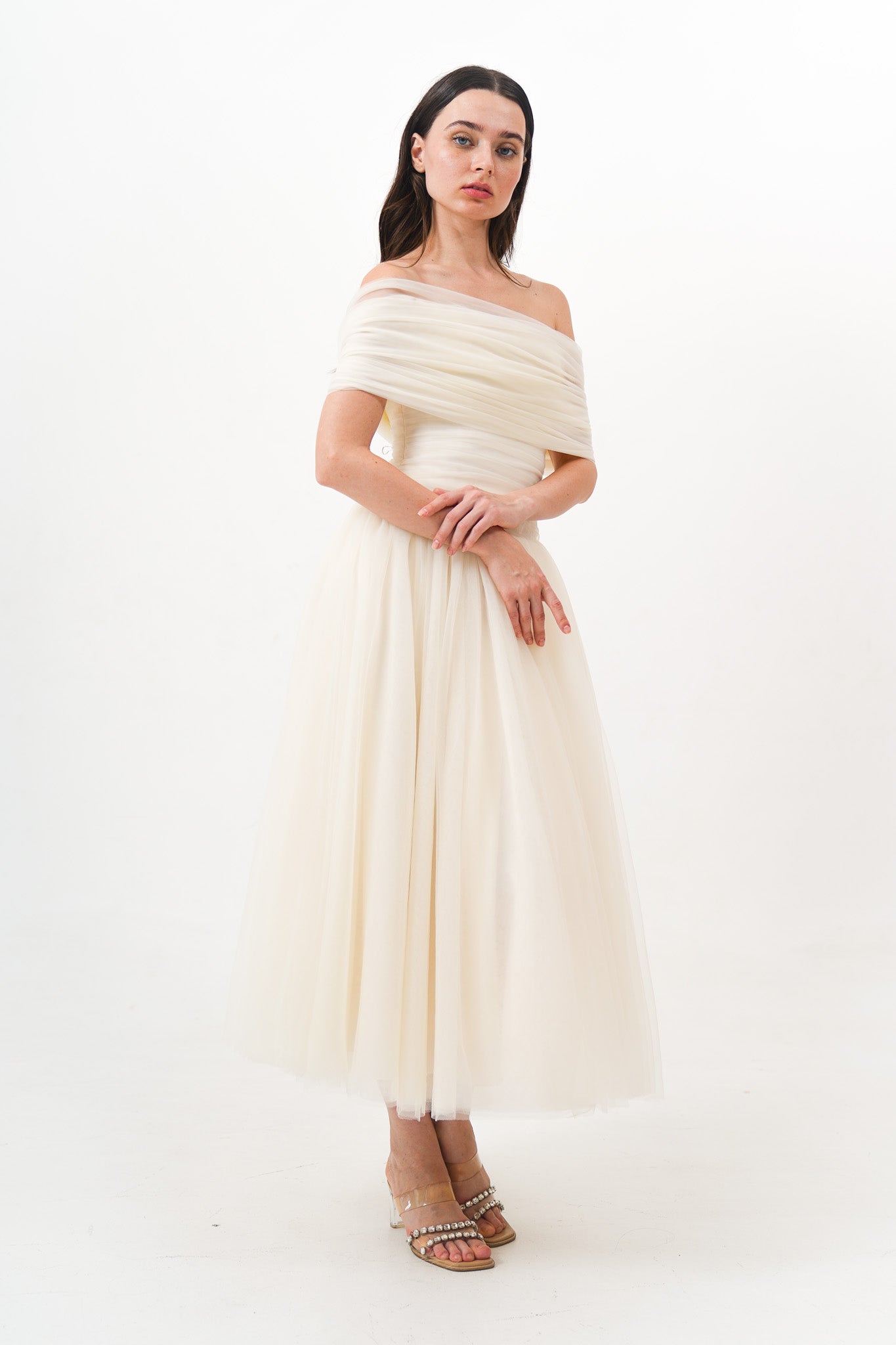 Cream Agatha Dress