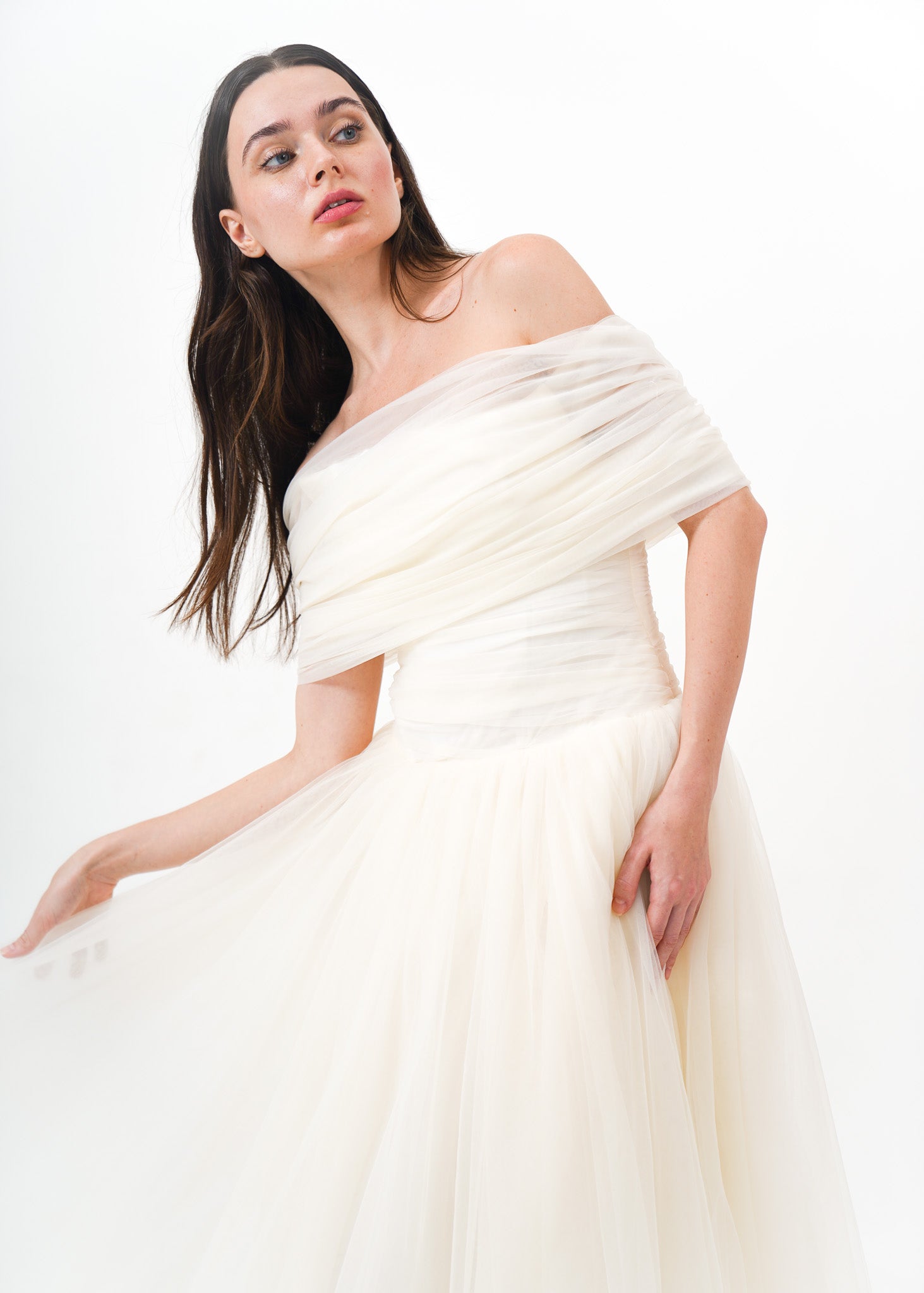 Cream Agatha Dress