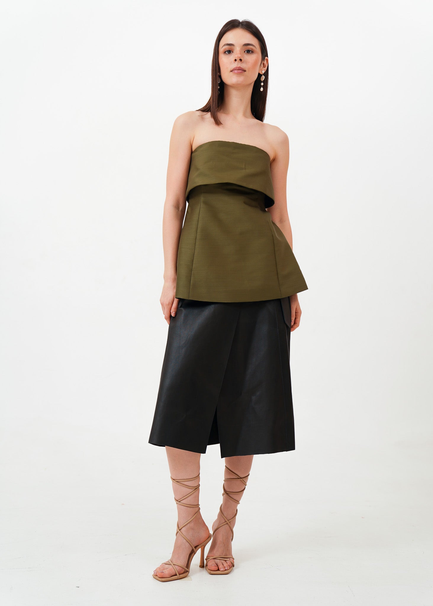 Olive Green Tube Top