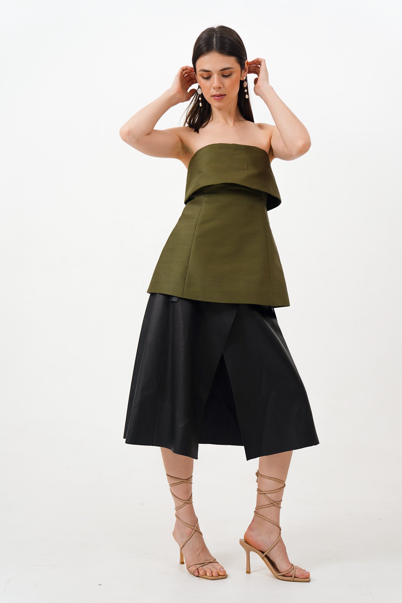 Olive Green Tube Top
