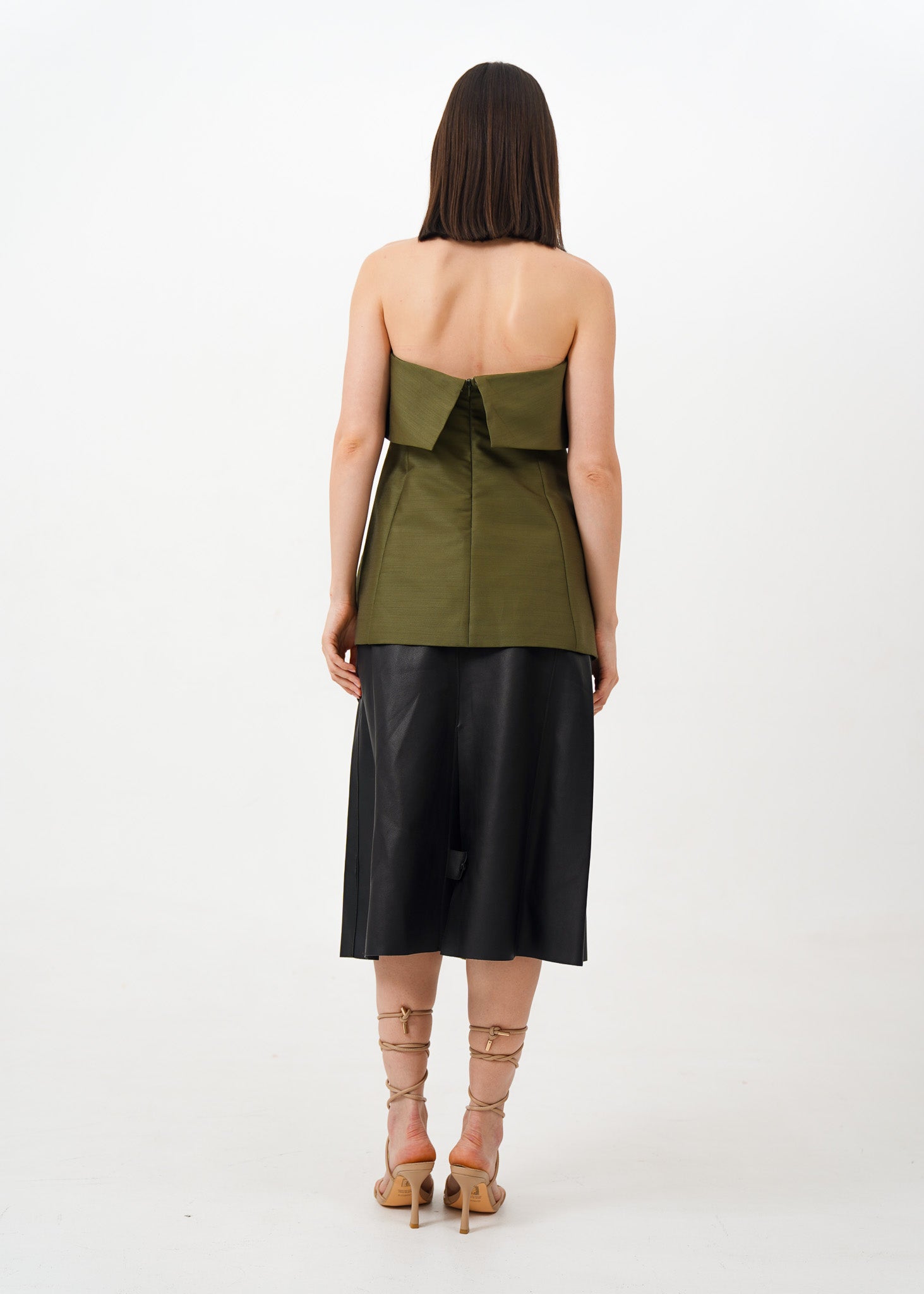 Olive Green Tube Top