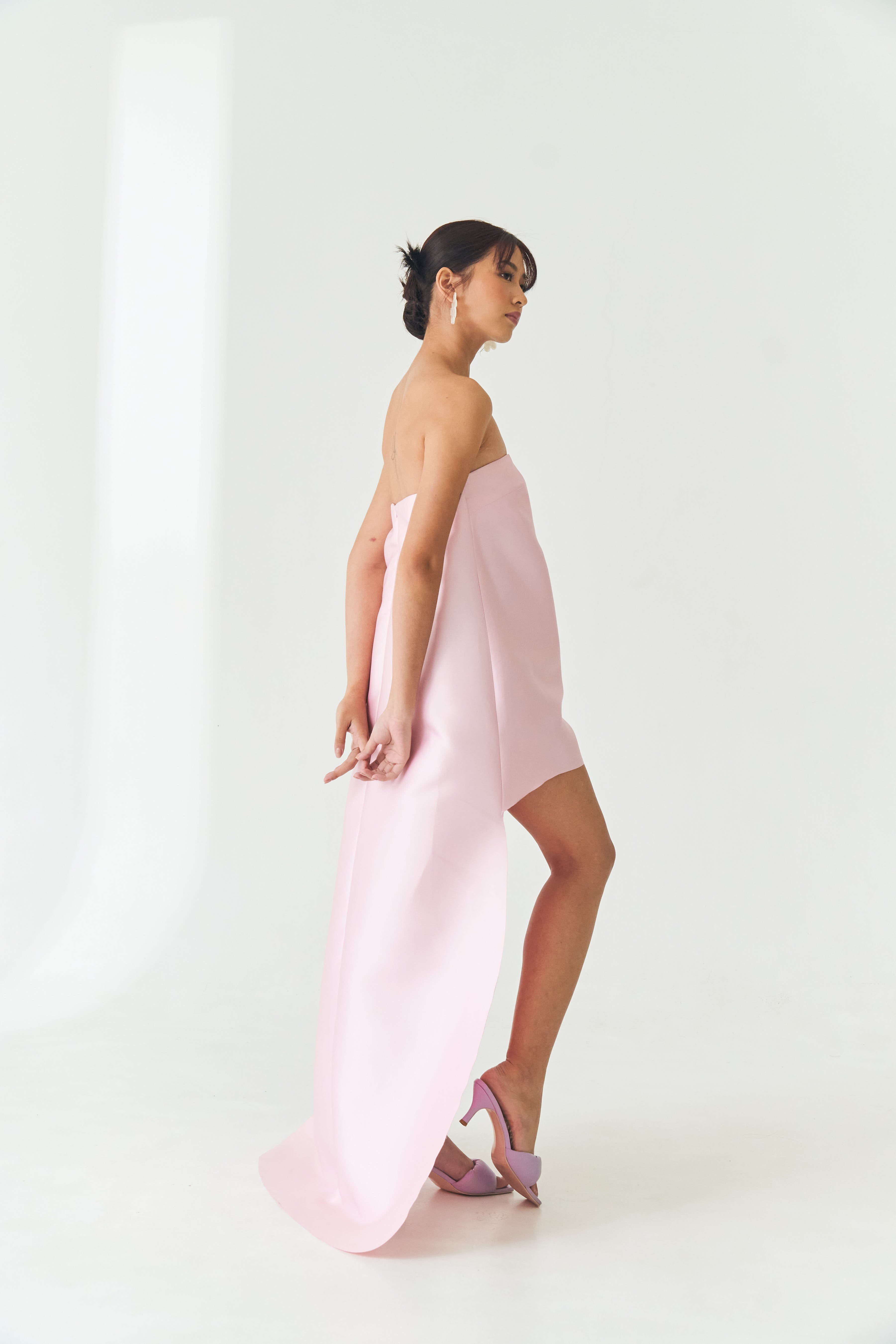 Baby Pink Ghala Dress