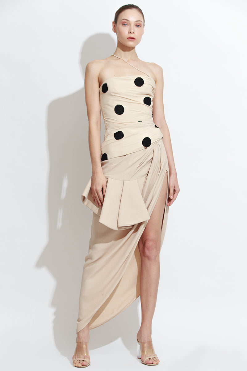 Headfield Robe Jacquemus La Bomba La Bomba Asymmetric Set – VESTIDO