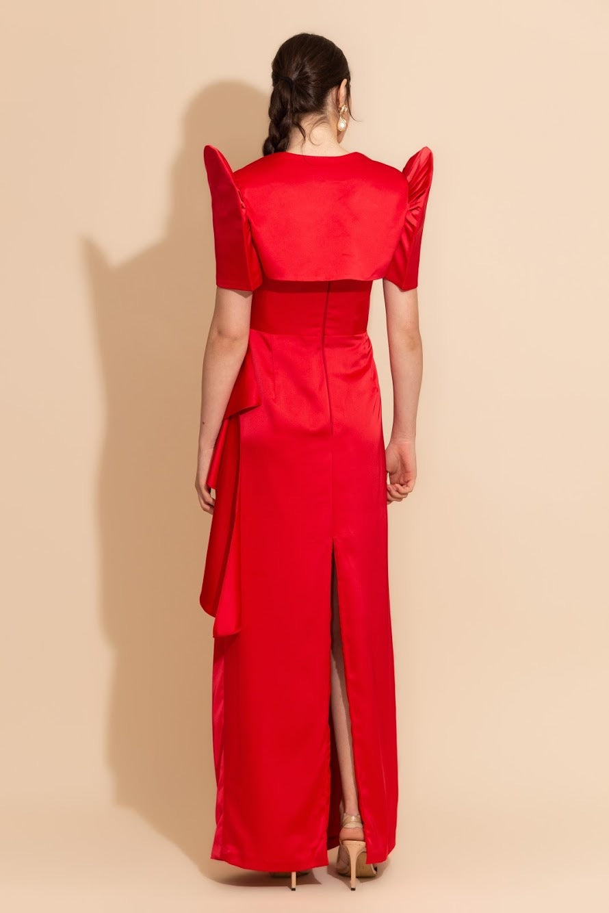 Strapless Gown with Terno Bolero