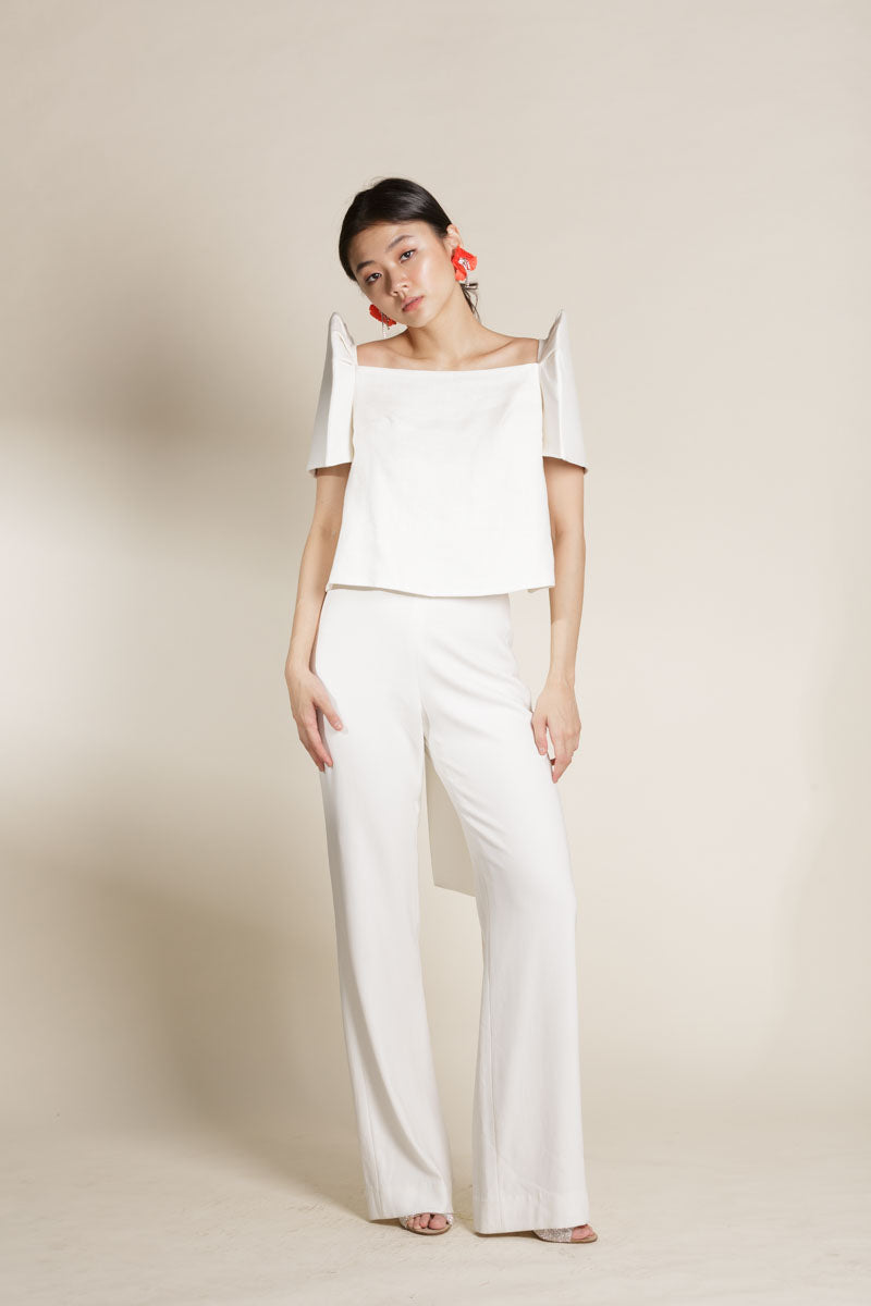 White Terno Top