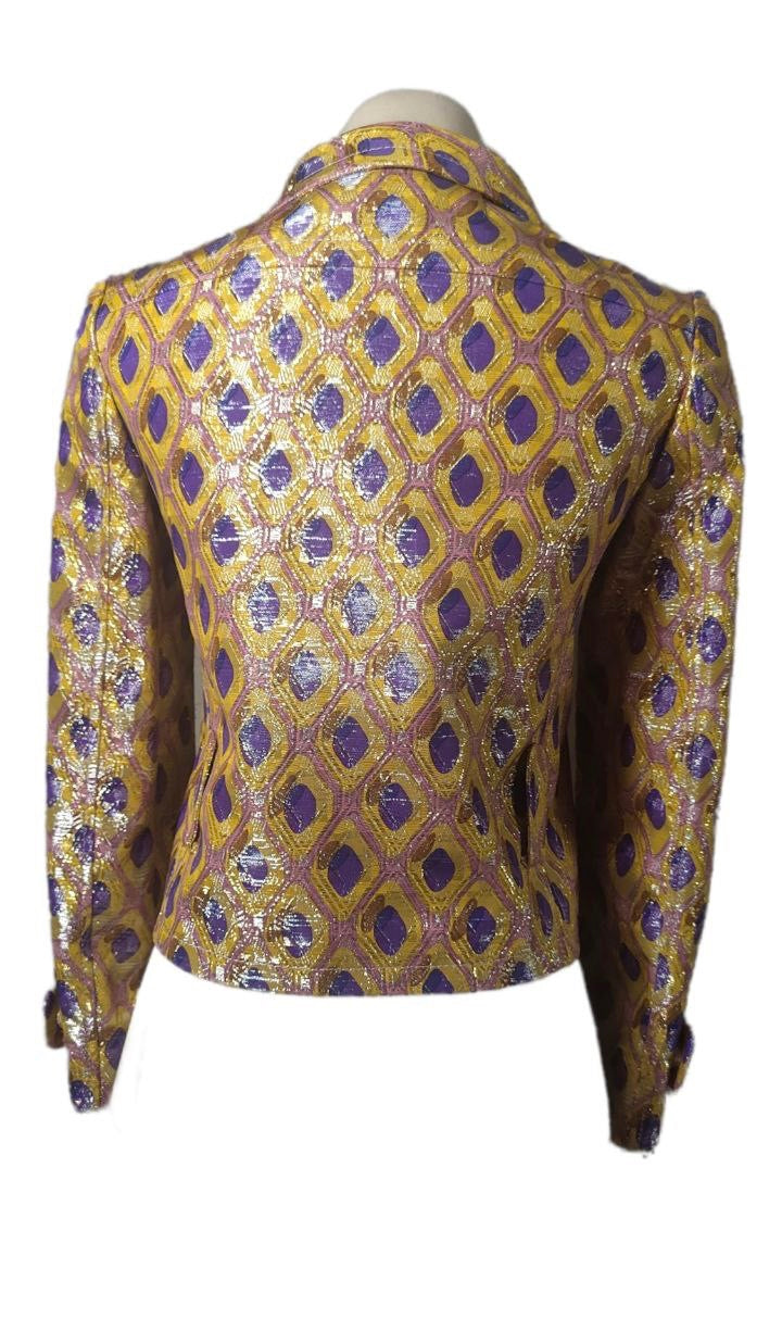 Metallic Jacquard Jacket