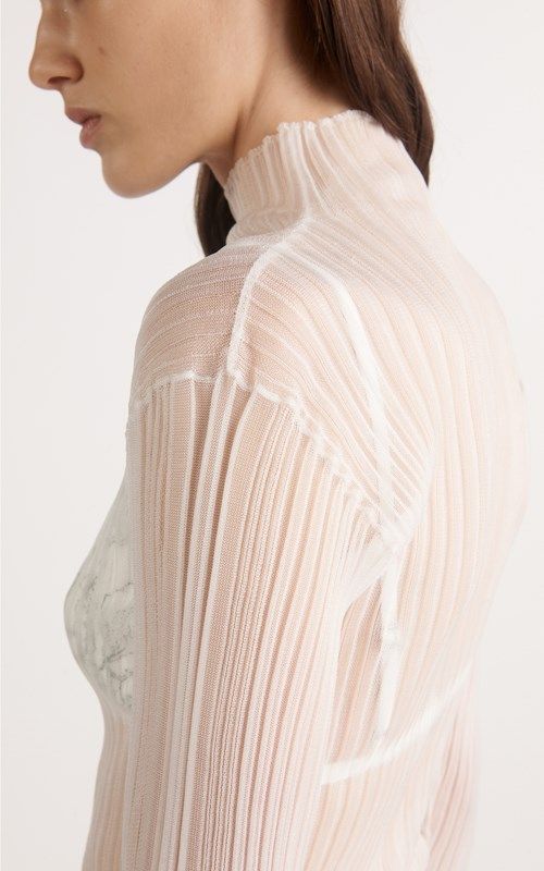 White Sheer Top