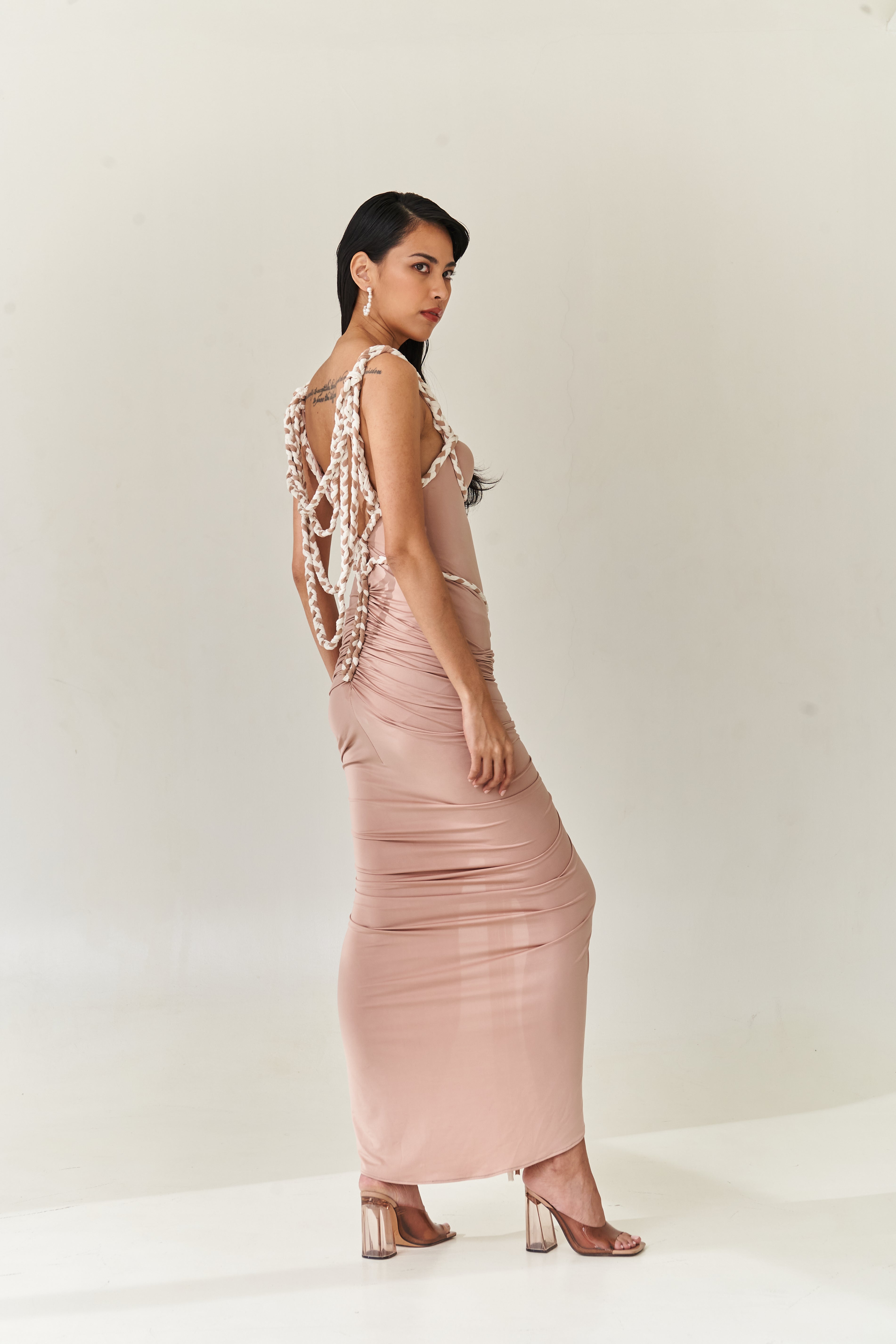 Nude Rope Dress