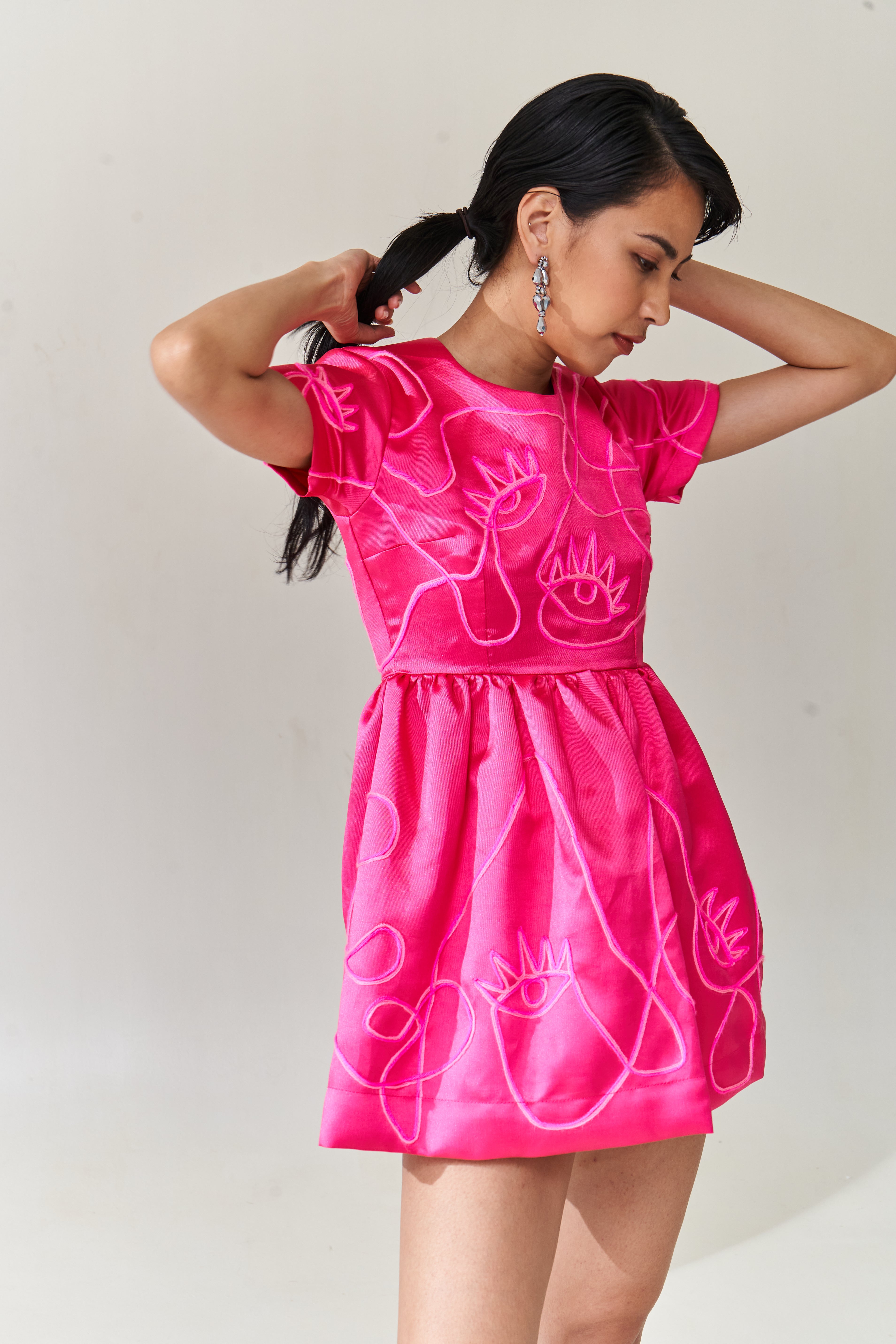 Pink Doodle Dress