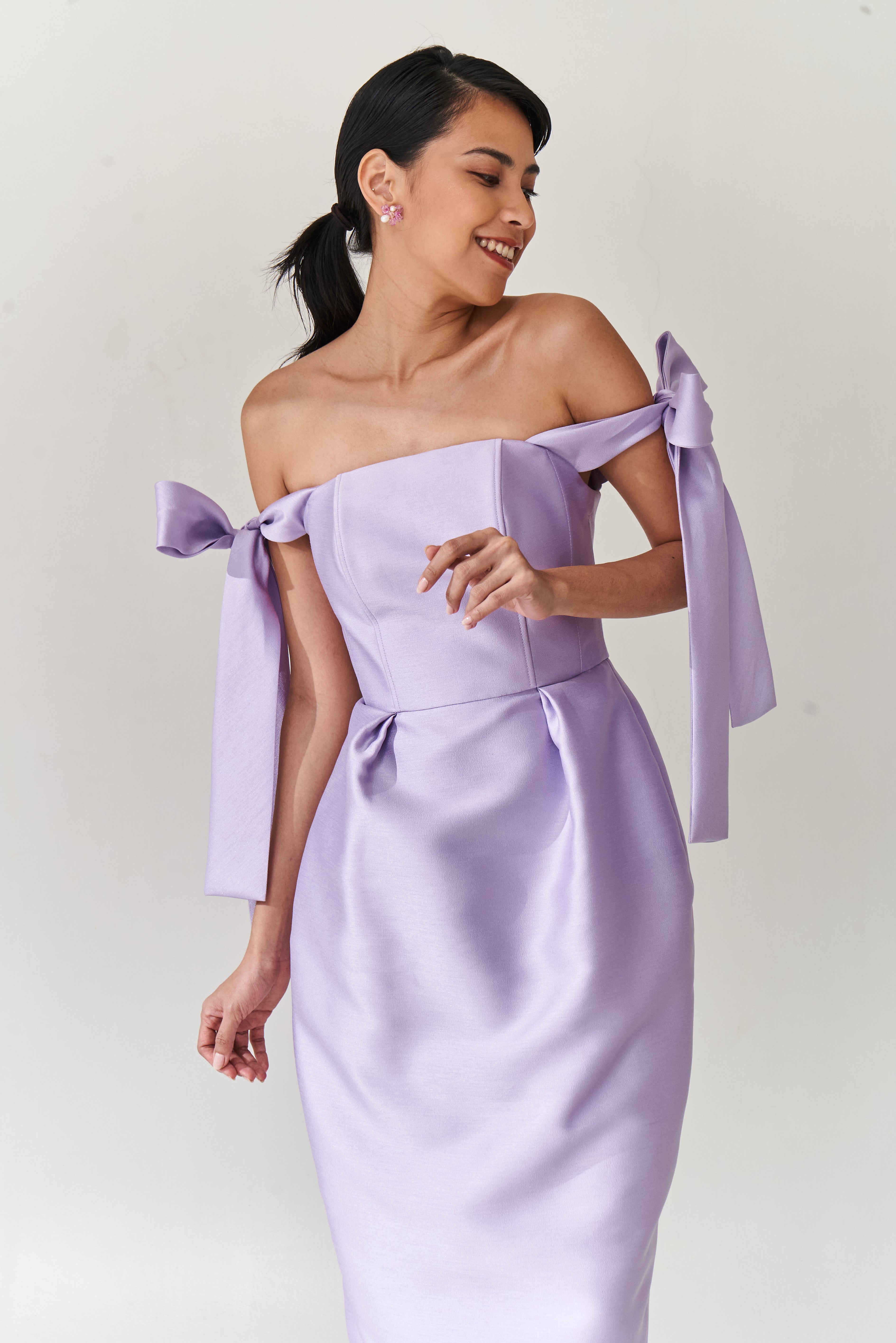Lilac Cocoon Dress