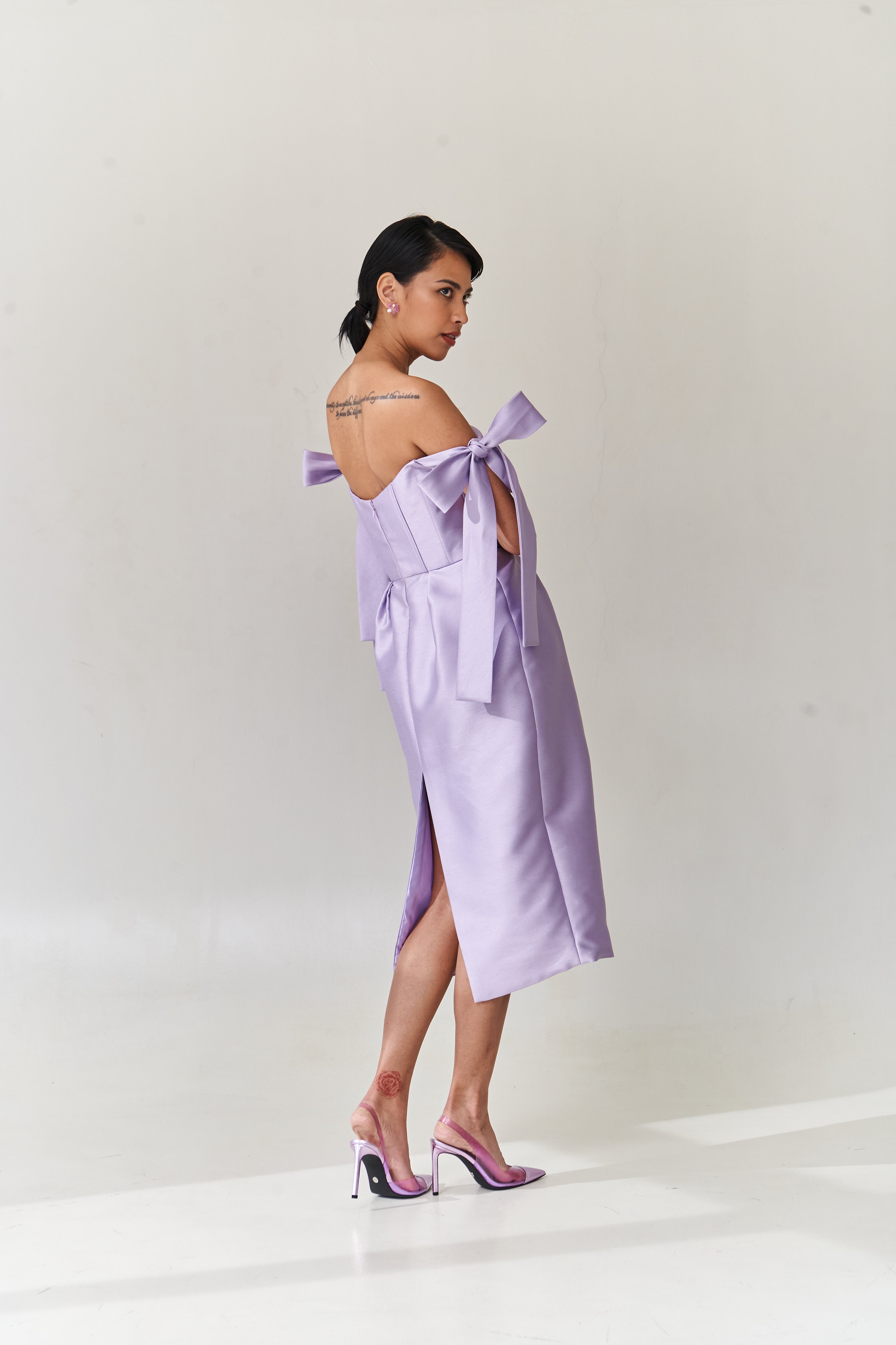 Lilac Cocoon Dress