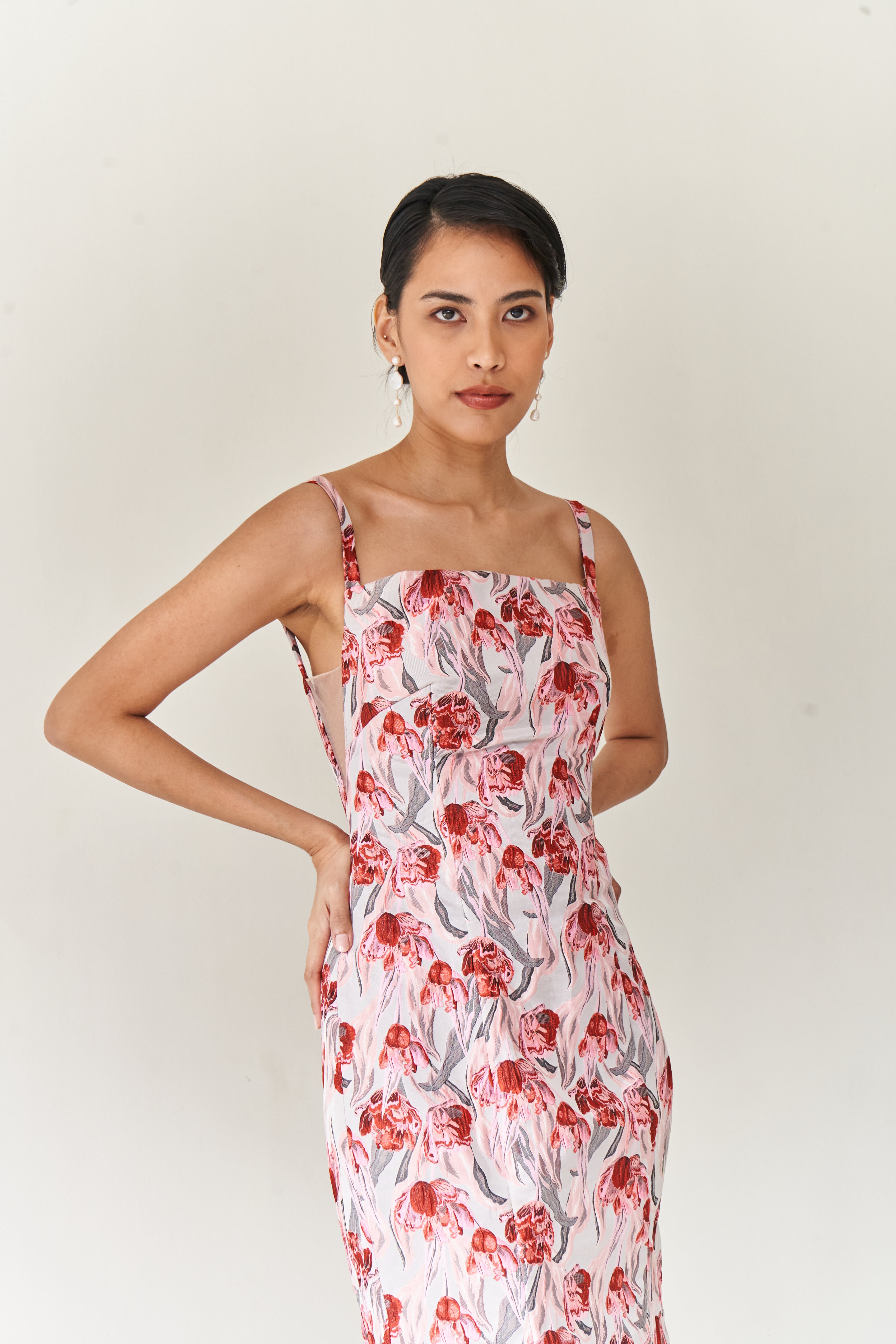 Floral Fit to Flare Dress