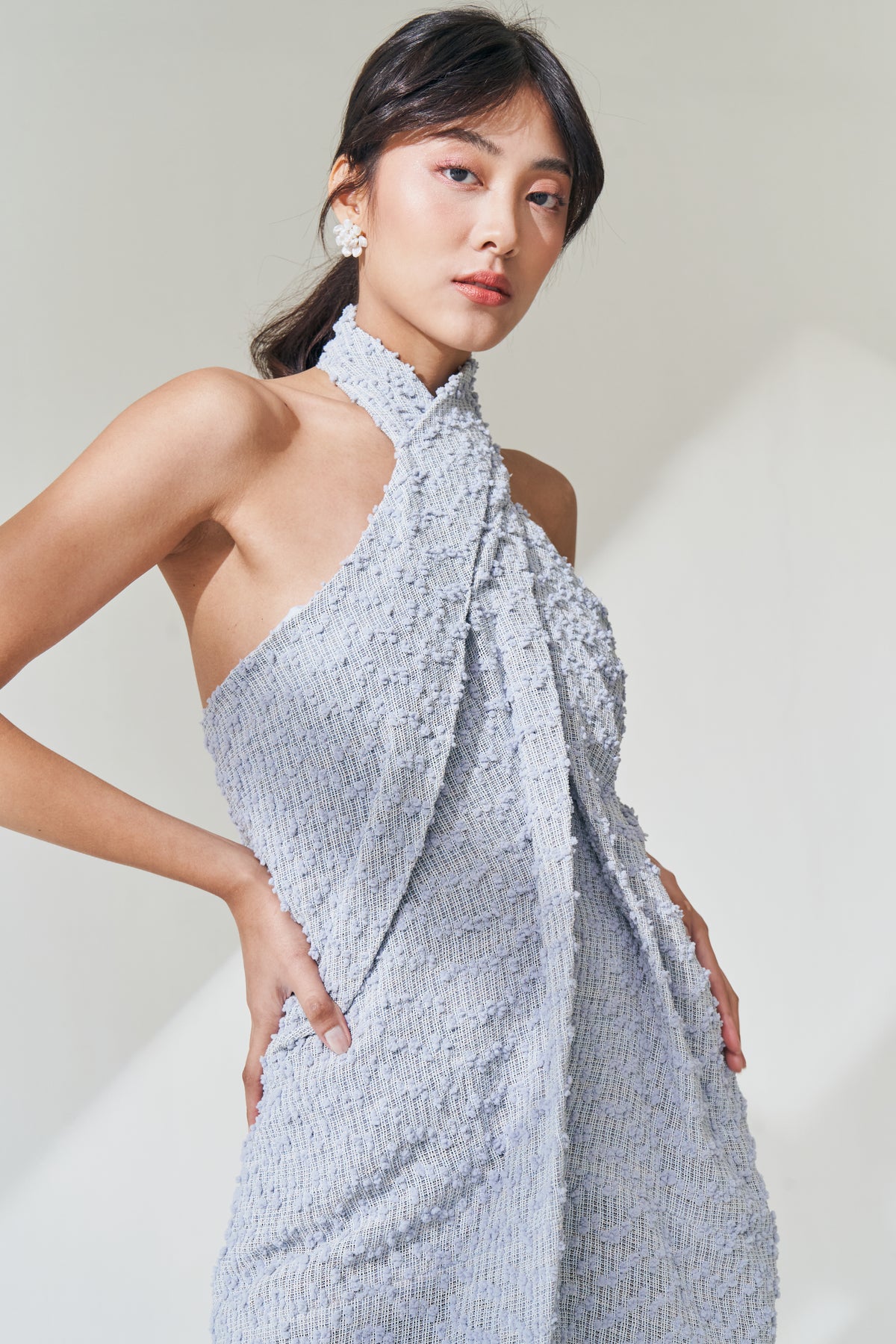 Christelle | Women’s Halter Fringe Tassel Party Dress