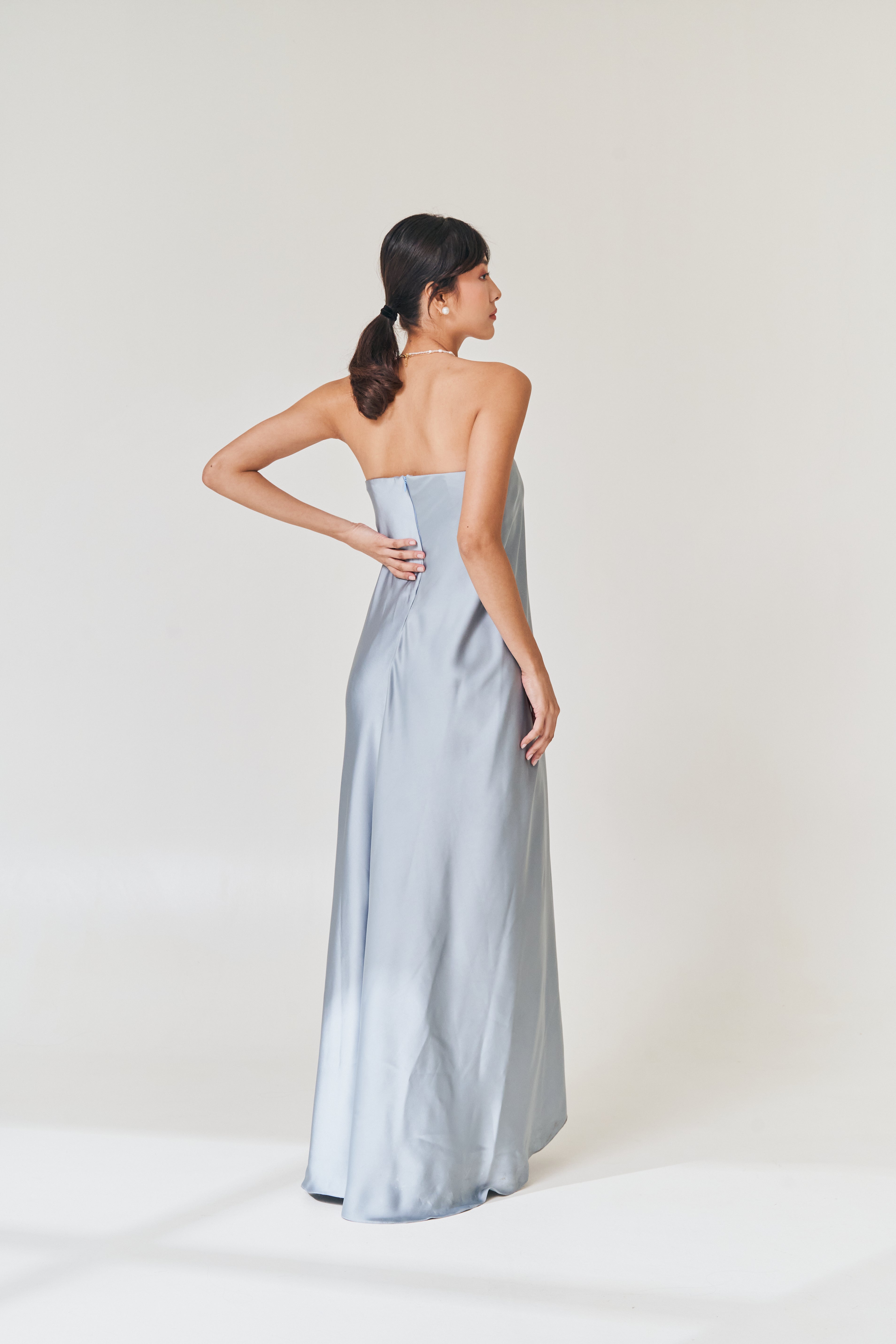 Dusty Blue Tent Dress