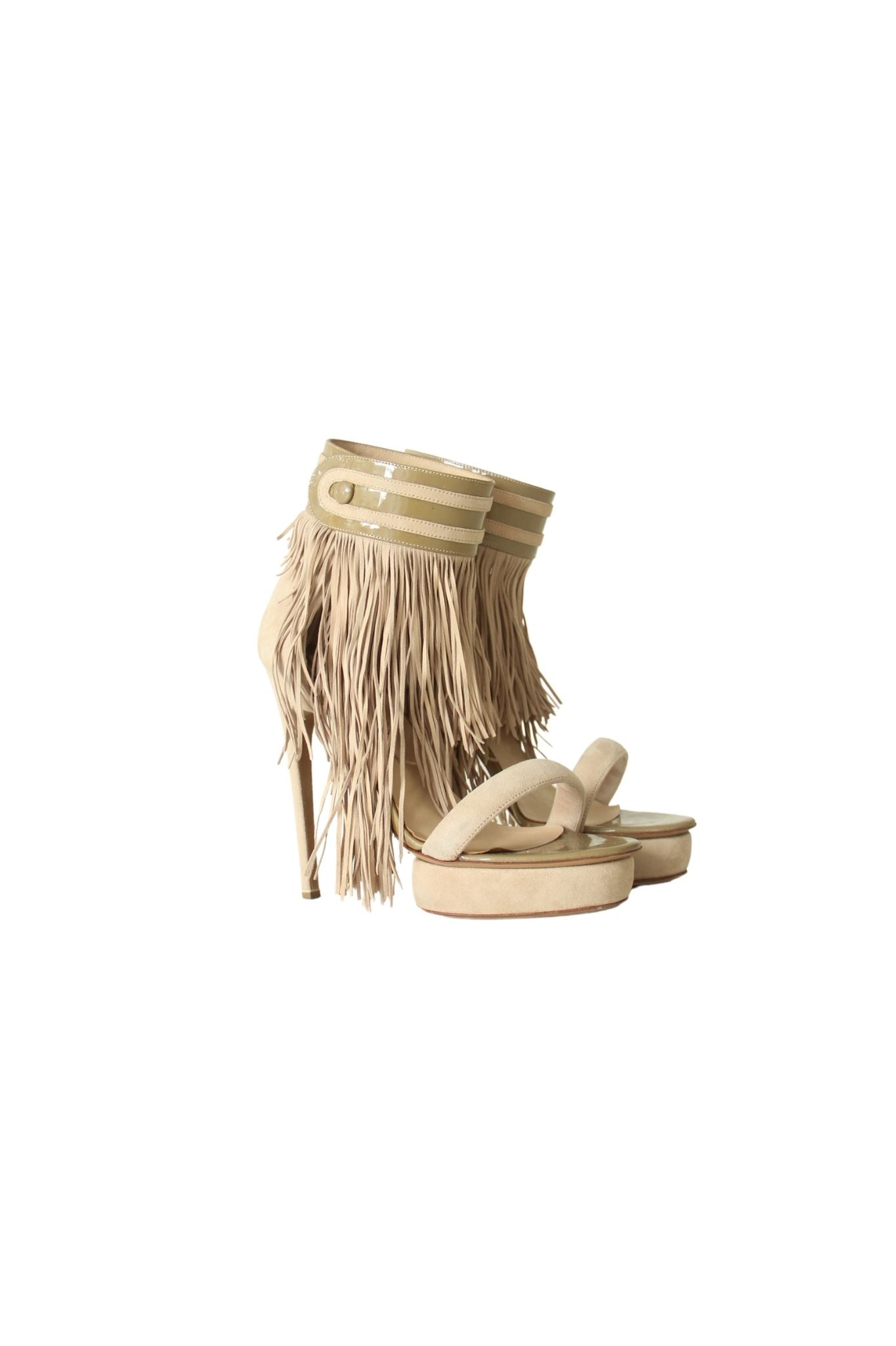 Fringe Platform Heels