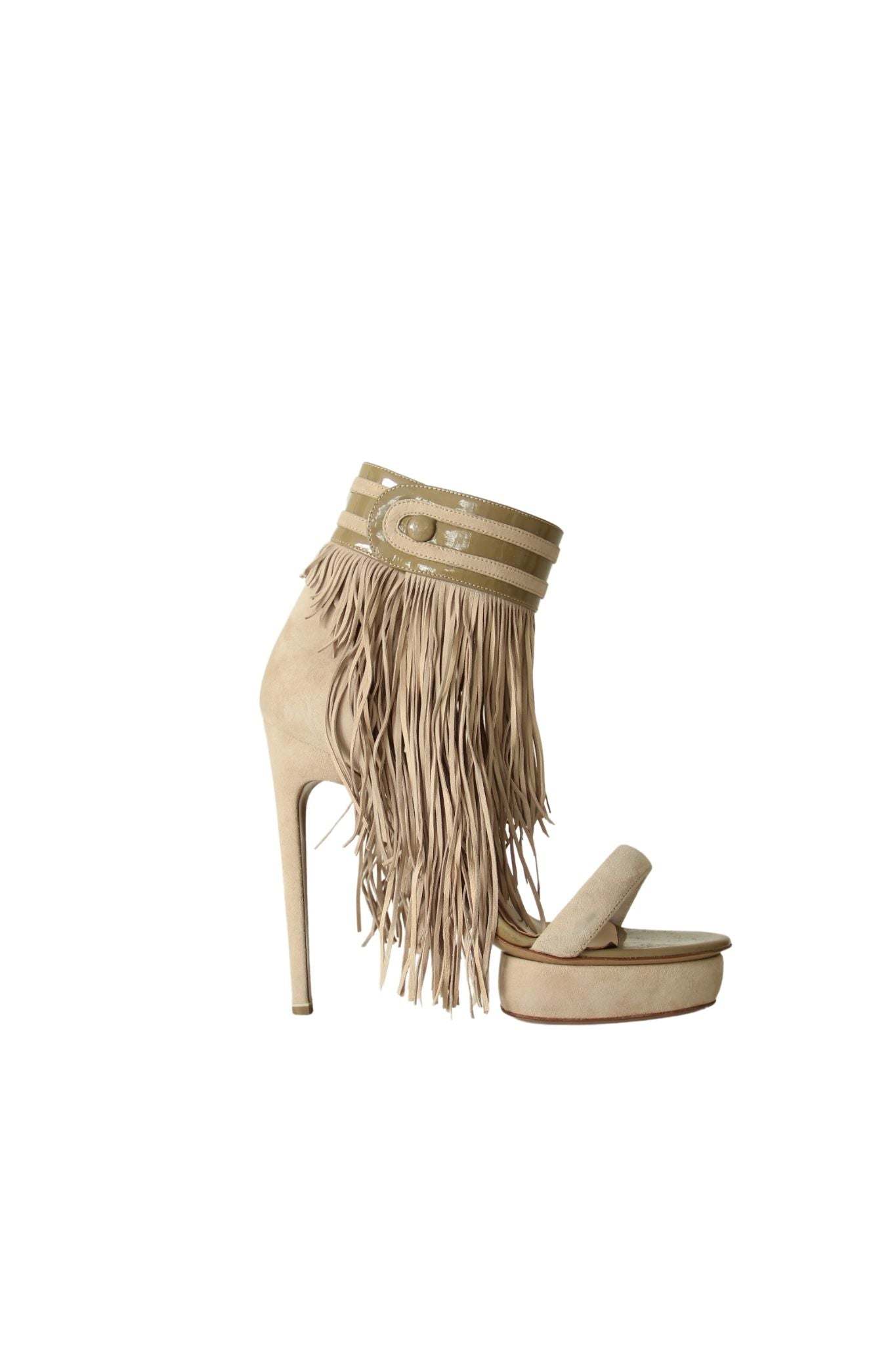 Fringe Platform Heels