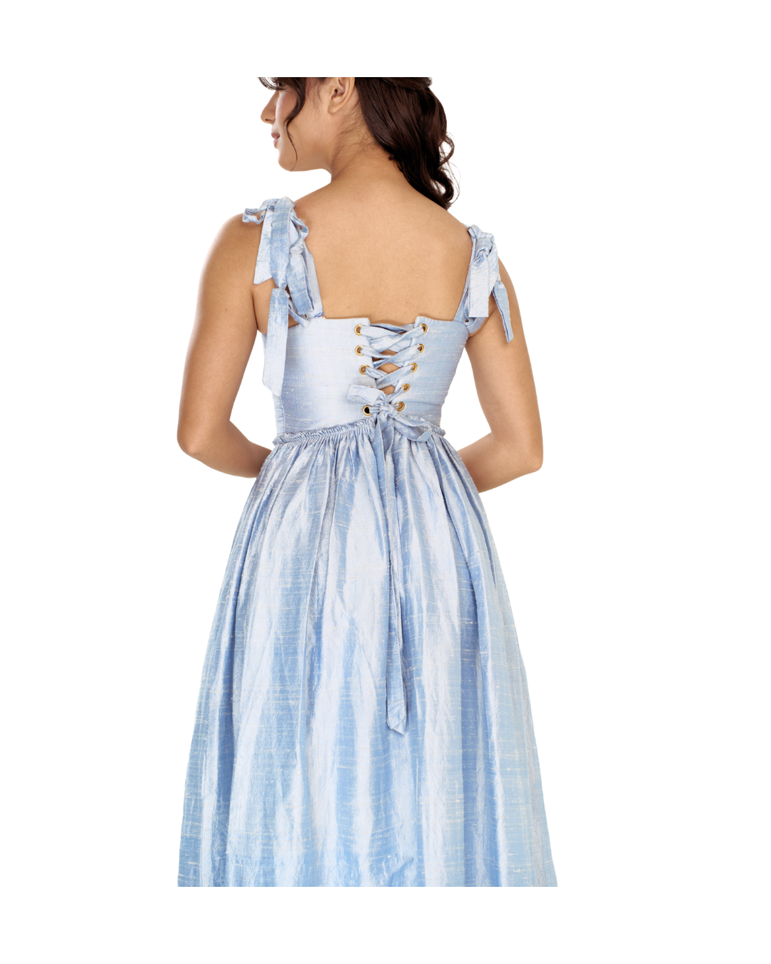 Marie Dress in Powder Blue