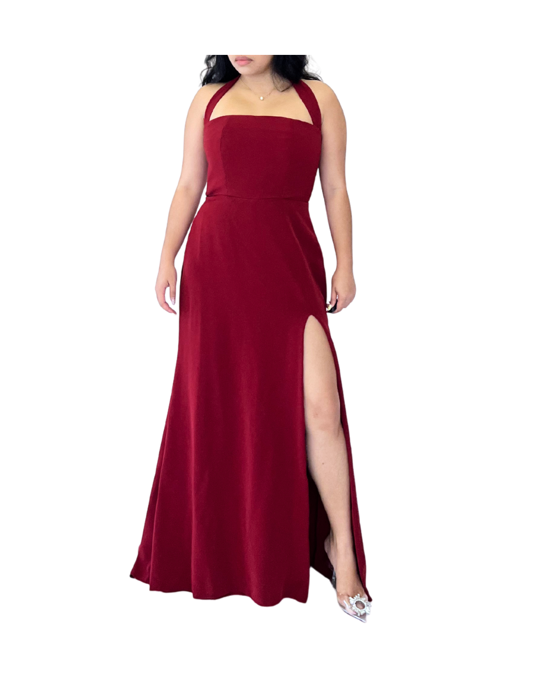 Red Halter Dress