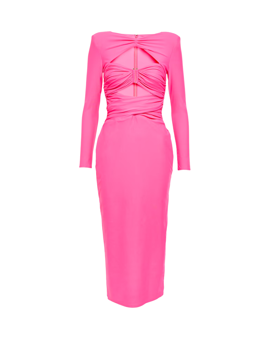 Cutout Jersey Midi Dress