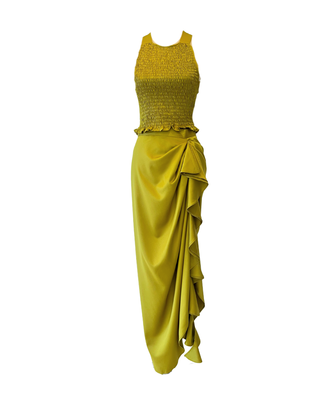 Lime Green Set with Slit