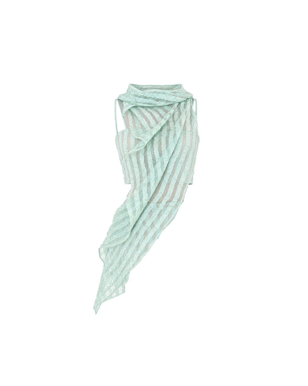 Seafoam Green Sheer Dress