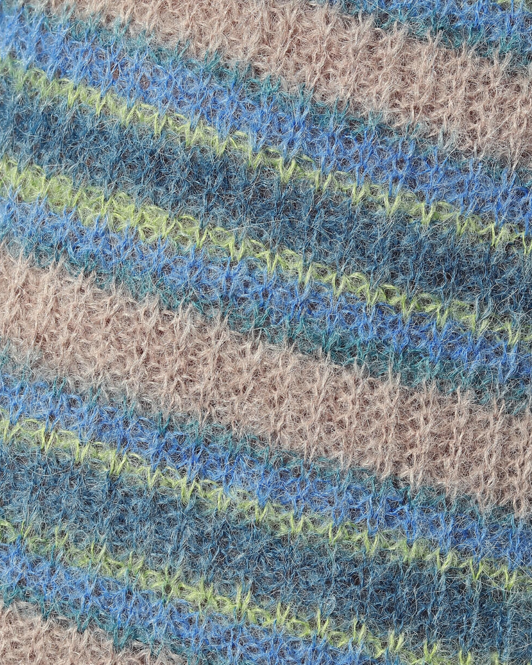 Striped Halterneck Knit Mini Dress