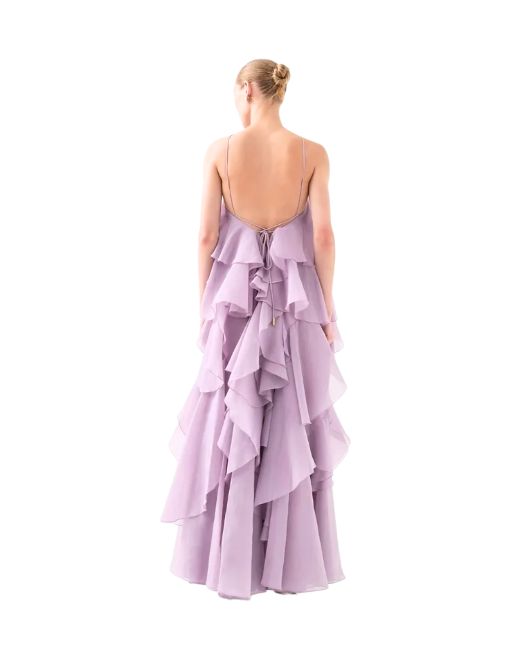 Lilac Pandorea layered Maxi Dress