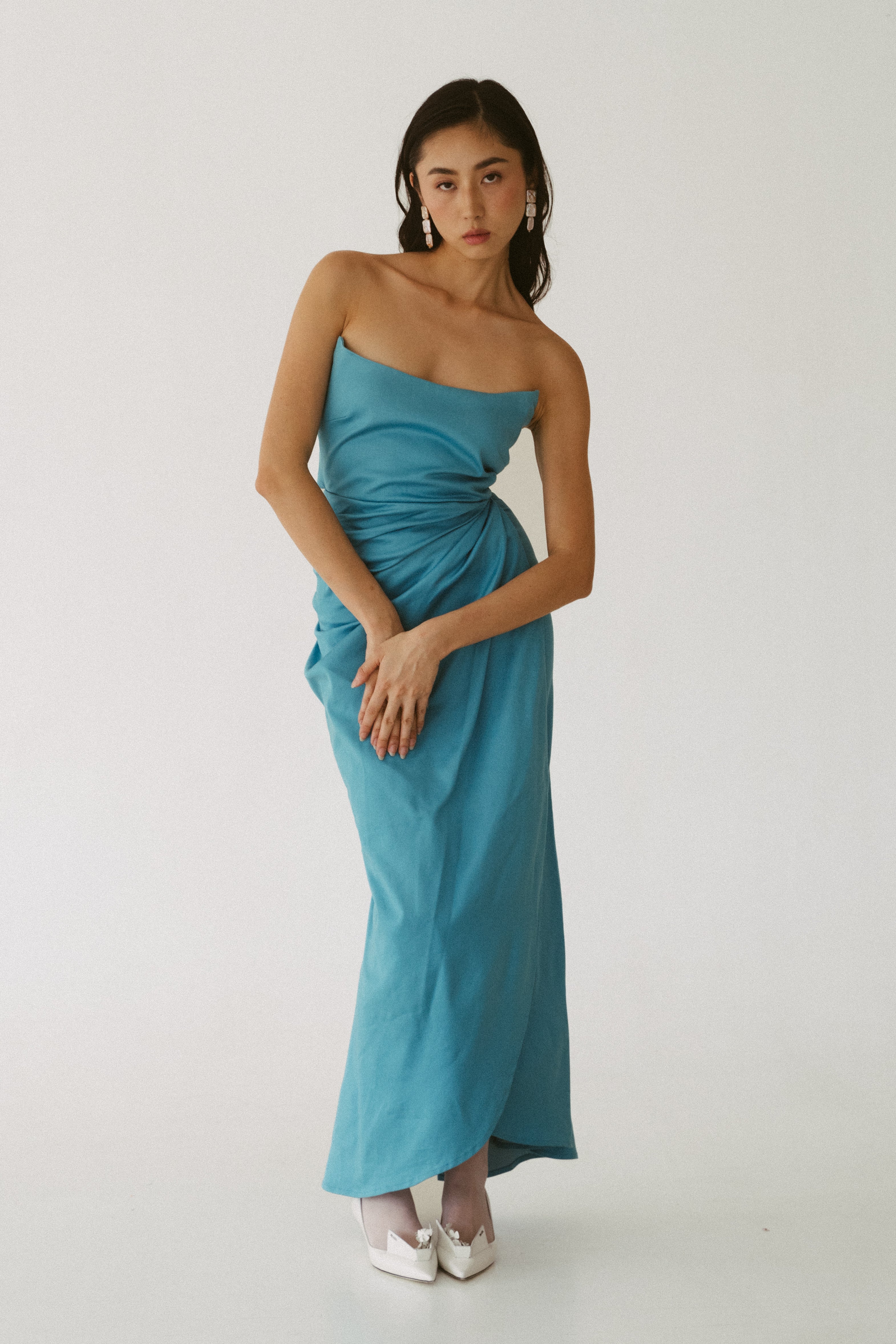 Aqua Blue Tube Dress