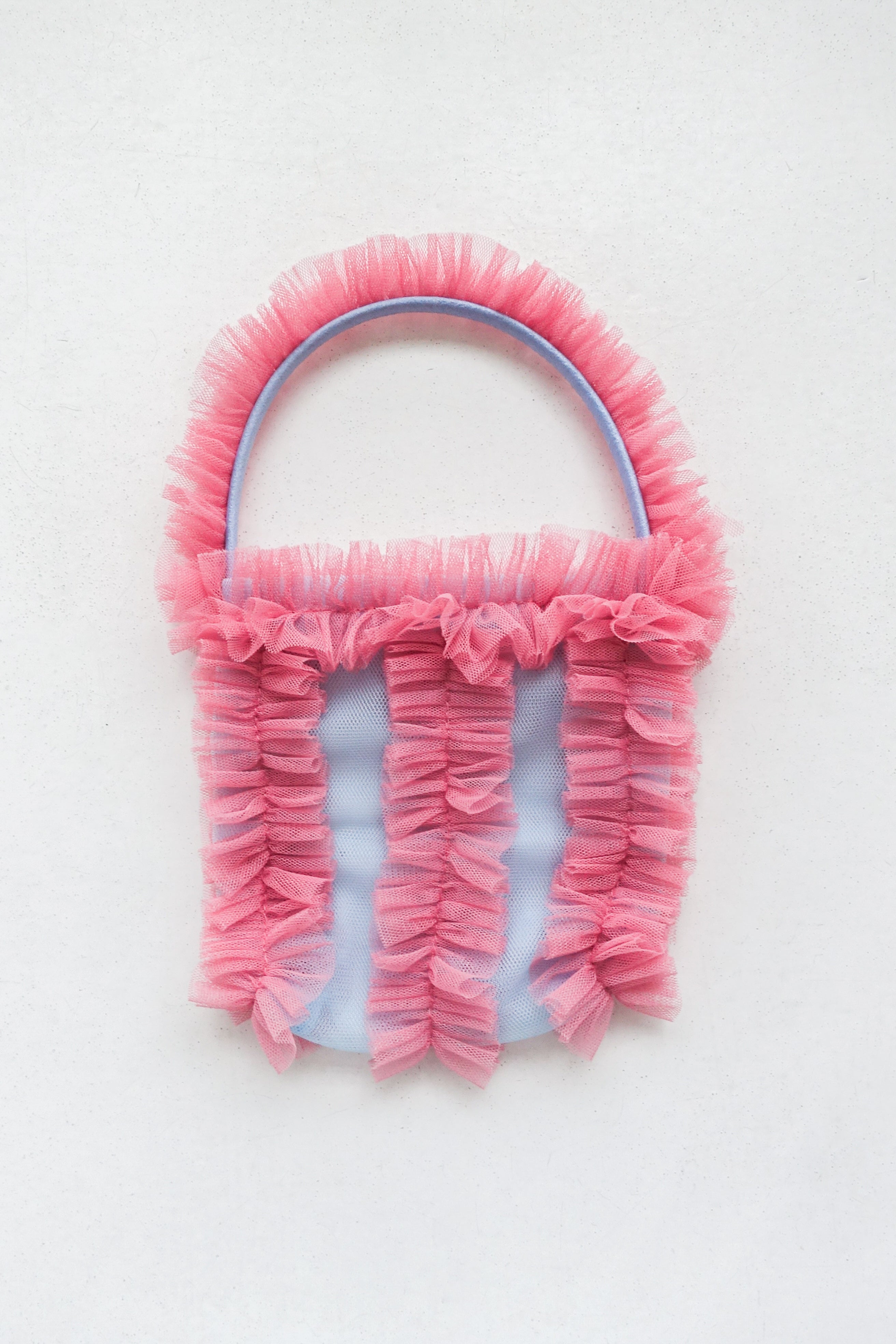 Holiday Party Bag in Pink and Blue Tulle
